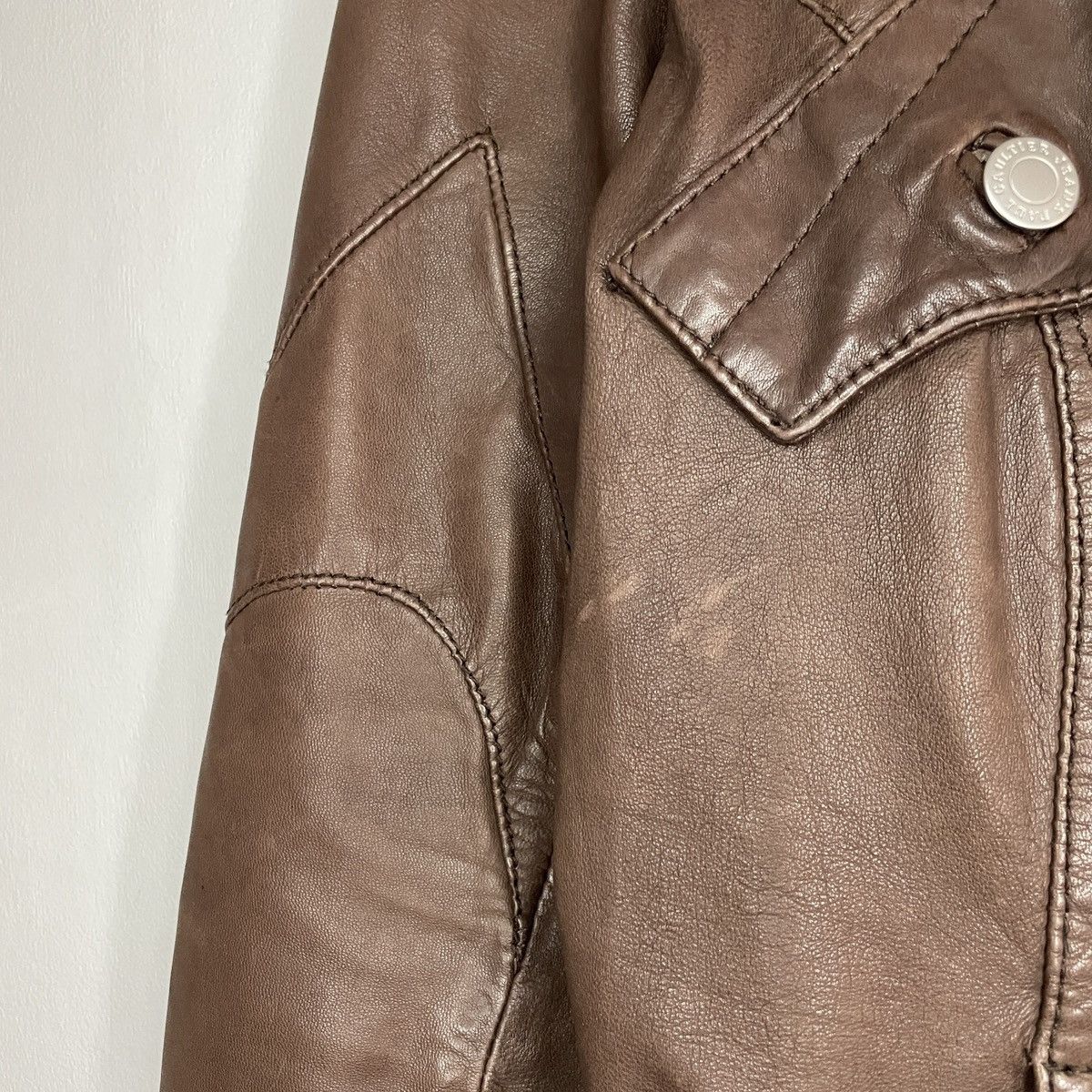 Jean Paul Gaultier Jean Paul Gaultier Leather Jacket Size M / US 6-8 / IT 42-44 - 6 Thumbnail