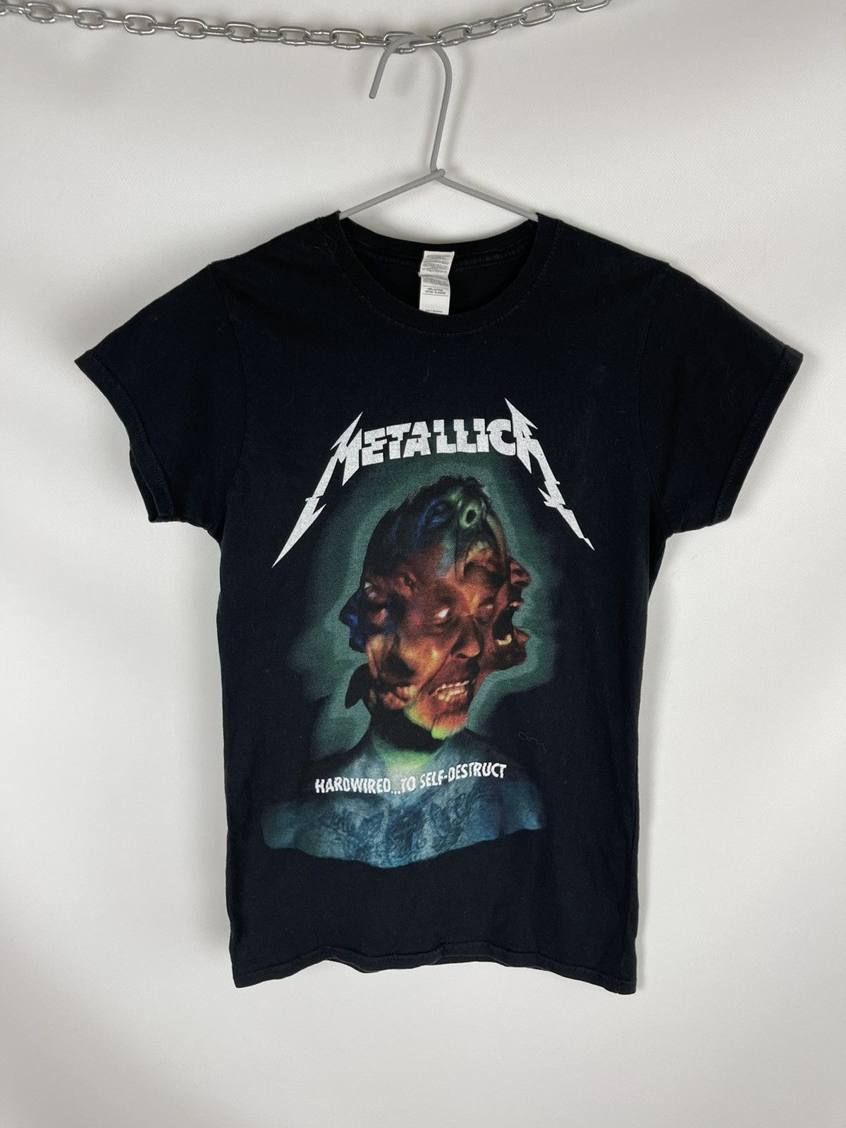 Band Tees Gildan Metallica 2017 Hardwired to self destruct women tee Size M / US 6-8 / IT 42-44 - 1 Thumbnail