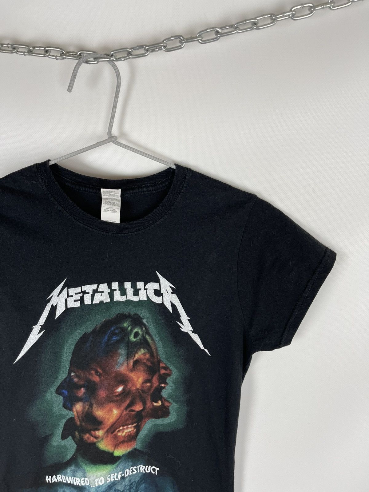 Band Tees Gildan Metallica 2017 Hardwired to self destruct women tee Size M / US 6-8 / IT 42-44 - 4 Thumbnail