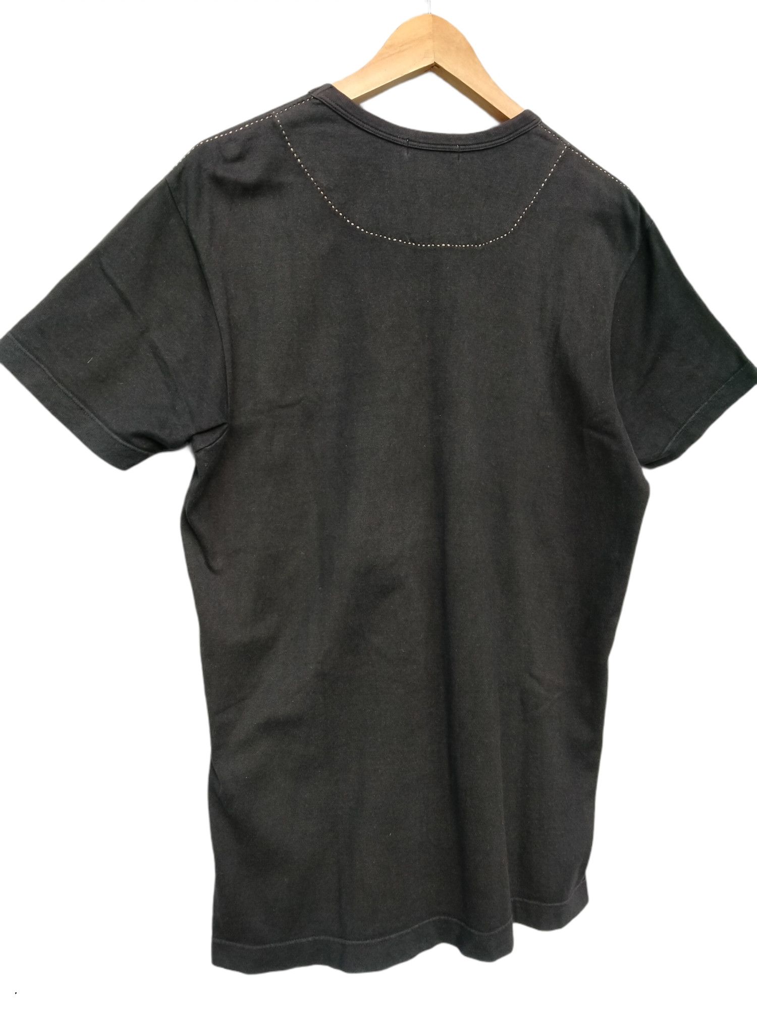 Issey Miyake Vintage Issey Miyake Men Boro Stitching Pocket Tee Size US M / EU 48-50 / 2 - 8 Thumbnail