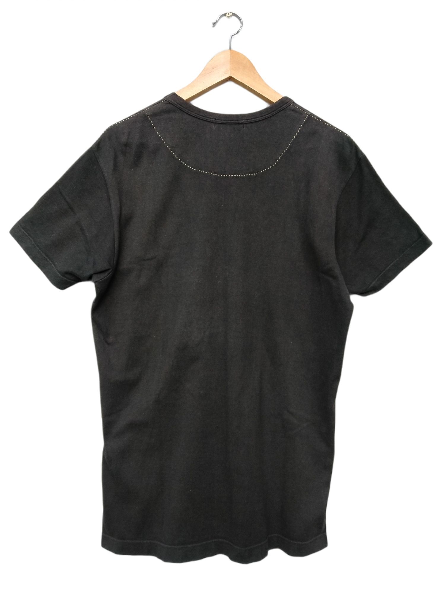 Issey Miyake Vintage Issey Miyake Men Boro Stitching Pocket Tee Size US M / EU 48-50 / 2 - 2 Thumbnail