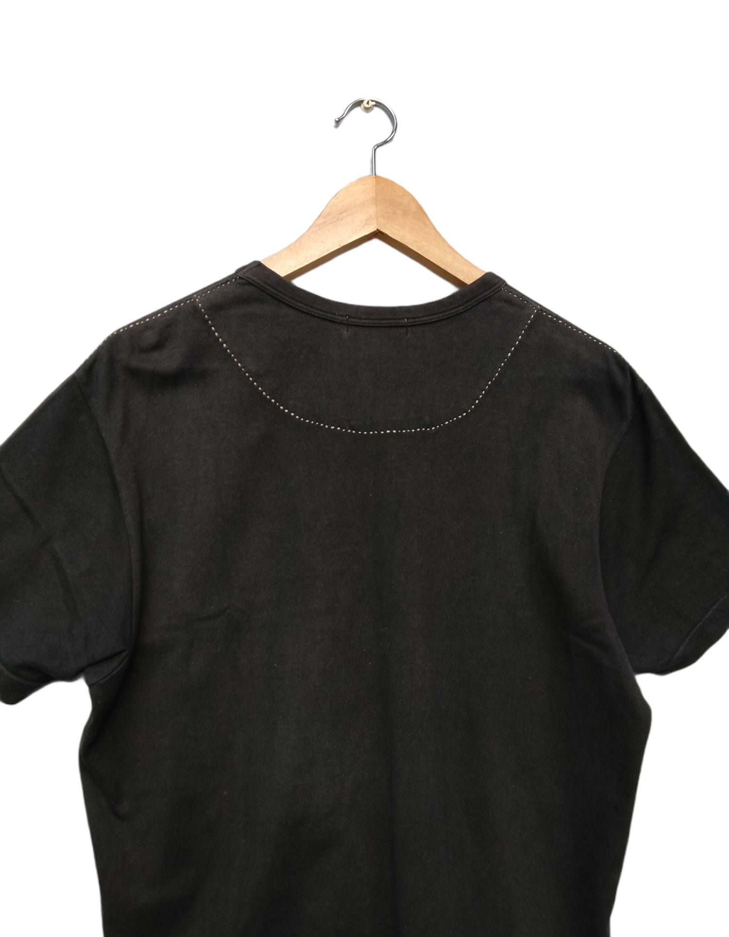 Issey Miyake Vintage Issey Miyake Men Boro Stitching Pocket Tee Size US M / EU 48-50 / 2 - 6 Thumbnail