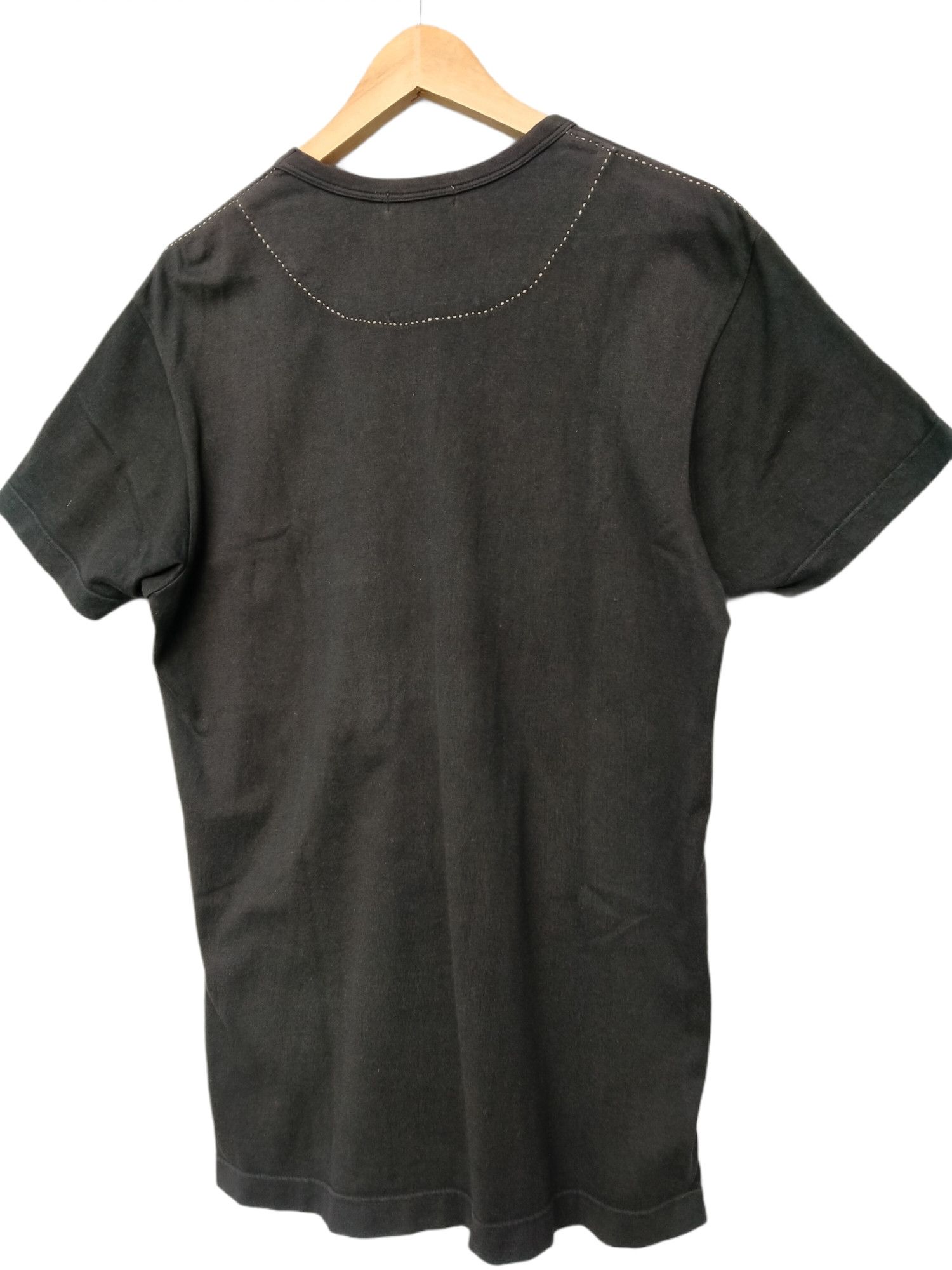 Issey Miyake Vintage Issey Miyake Men Boro Stitching Pocket Tee Size US M / EU 48-50 / 2 - 7 Thumbnail