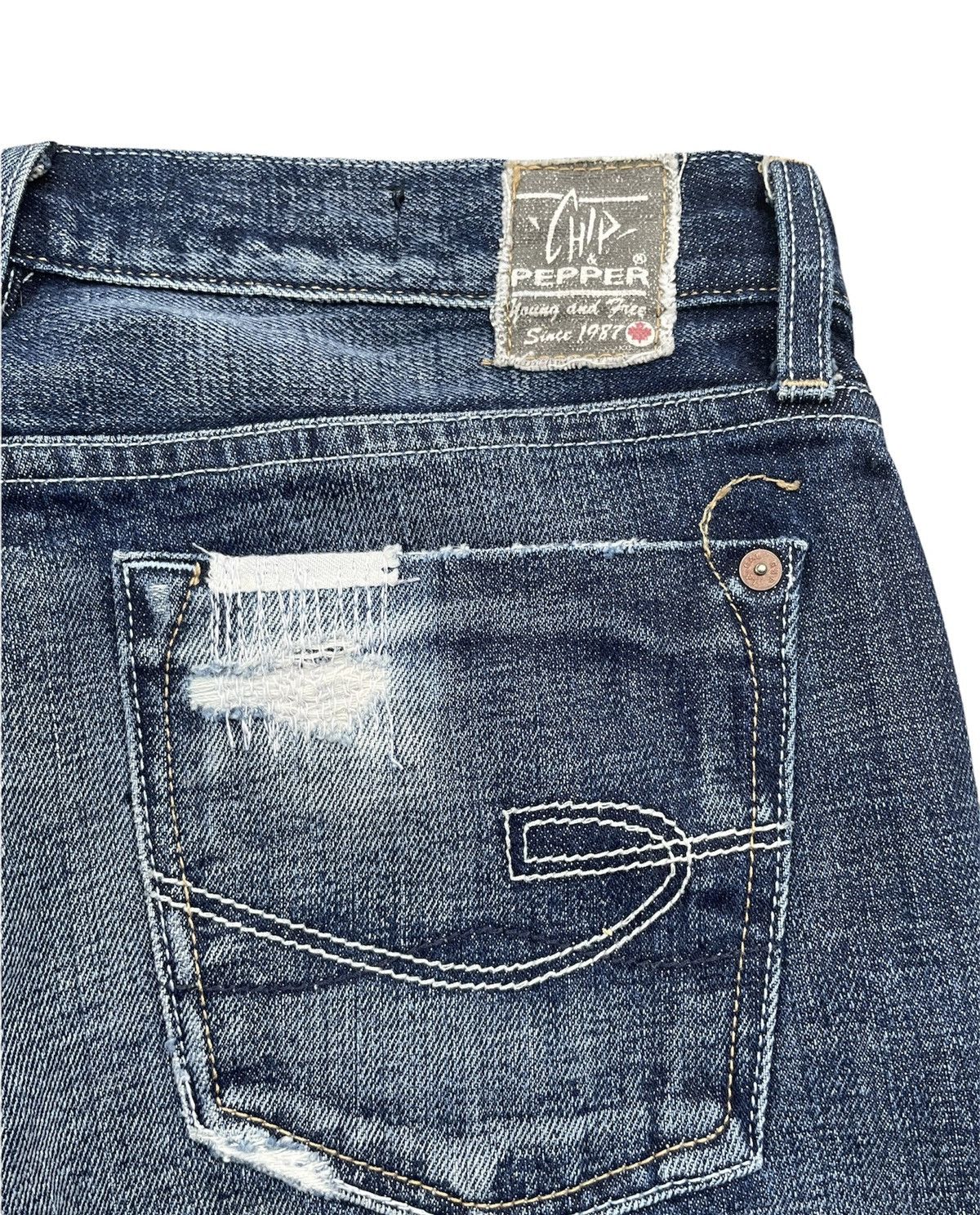 Barneys New York Barneys NewYork CHIP & Pepper Custom Selvedge Denim Size US 31 - 12 Thumbnail