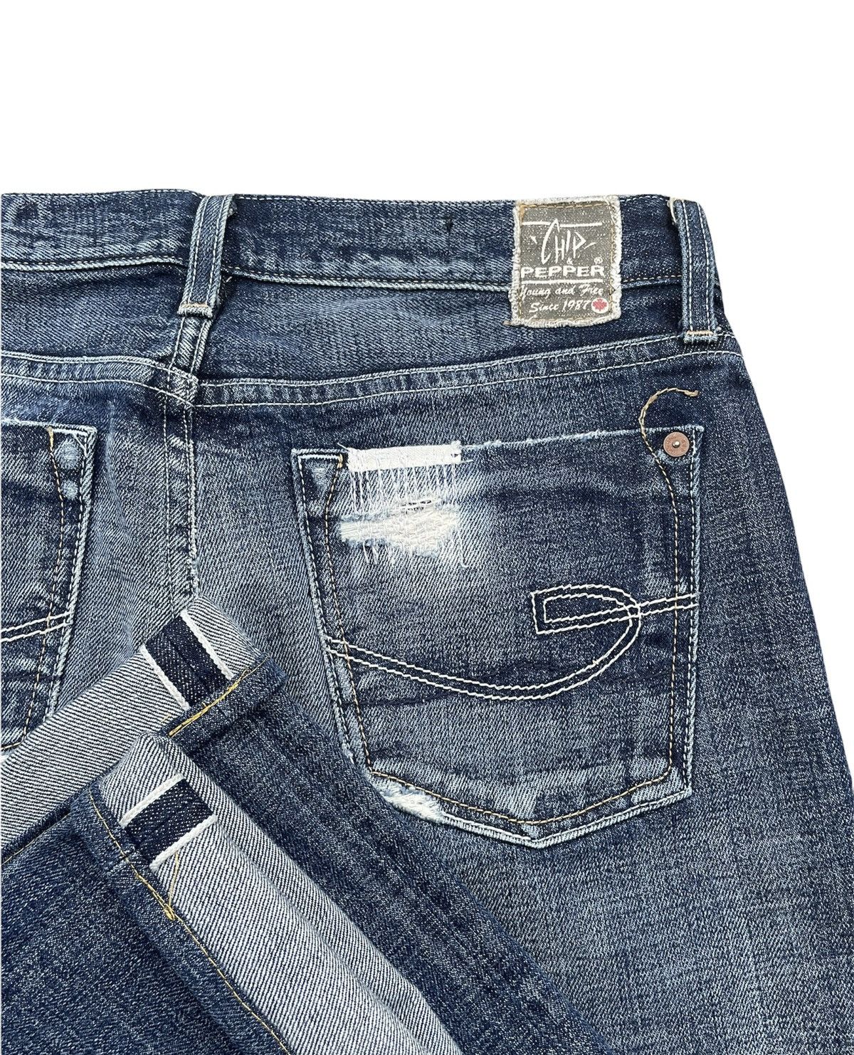 Barneys New York Barneys NewYork CHIP & Pepper Custom Selvedge Denim Size US 31 - 14 Thumbnail