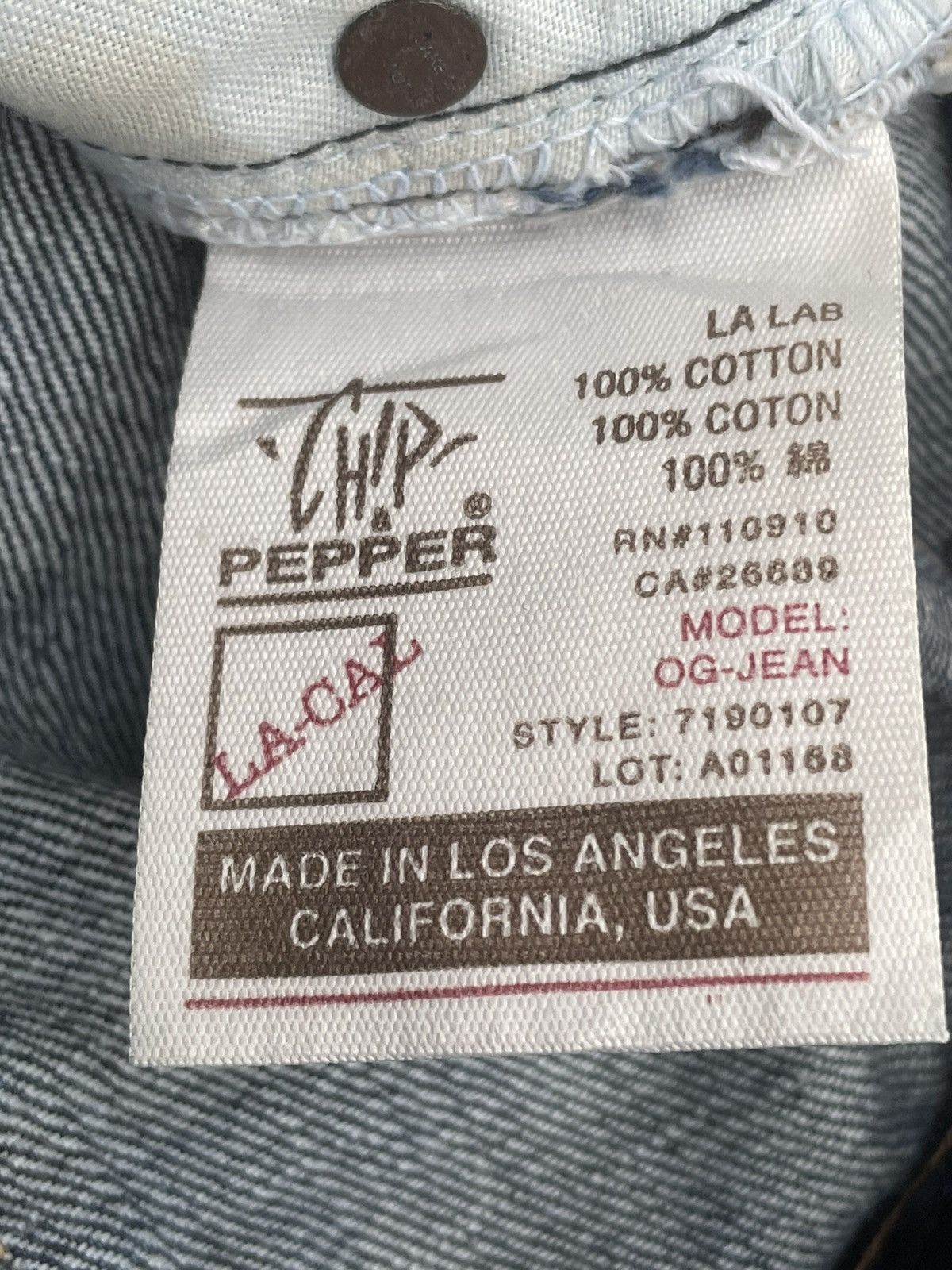 Barneys New York Barneys NewYork CHIP & Pepper Custom Selvedge Denim Size US 31 - 19 Thumbnail