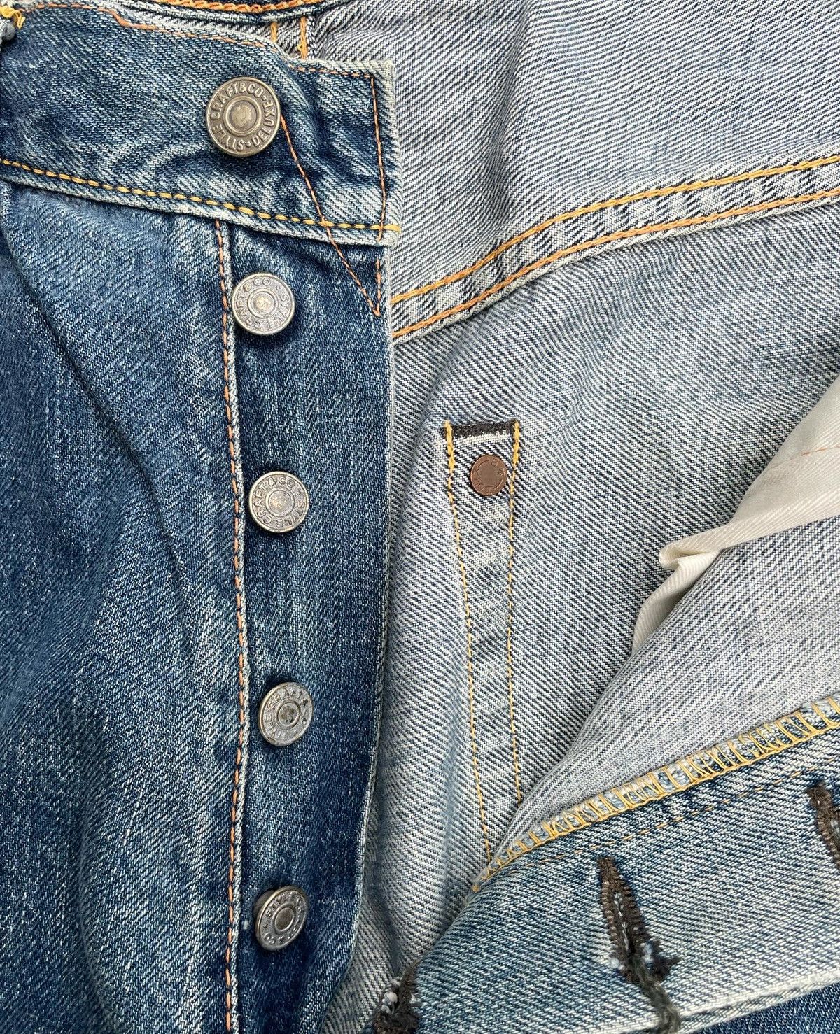 Evisu Evisu Vintage Selvedge Distressed Denim Size US 30 / EU 46 - 9 Thumbnail