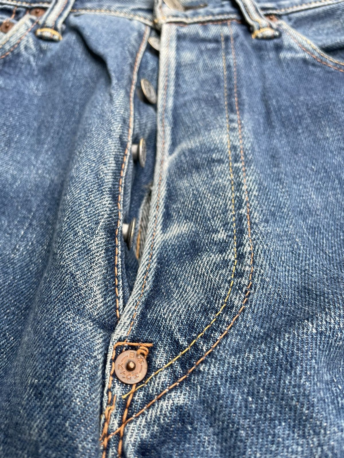 Evisu Evisu Vintage Selvedge Distressed Denim Size US 30 / EU 46 - 21 Thumbnail