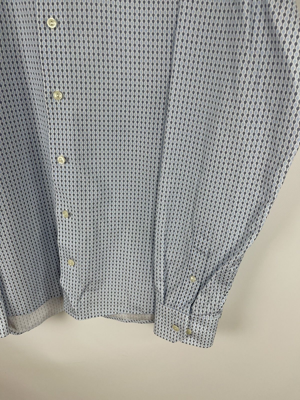 Eton Eton Poplin “Tennis racket” pattern slim fit shirt RRP $200 Size US XL / EU 56 / 4 - 5 Thumbnail