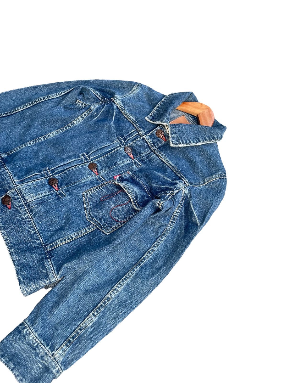 Japanese Brand Natural Boo Selvedge Denim Jacket Size US S / EU 44-46 / 1 - 4 Thumbnail