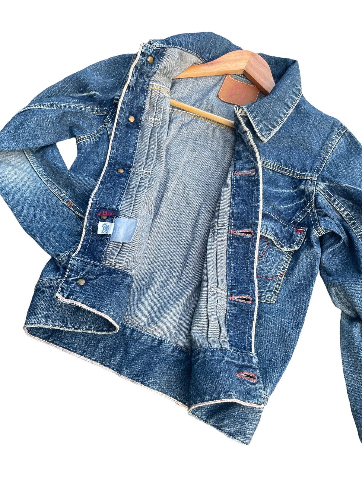 Japanese Brand Natural Boo Selvedge Denim Jacket Size US S / EU 44-46 / 1 - 11 Thumbnail