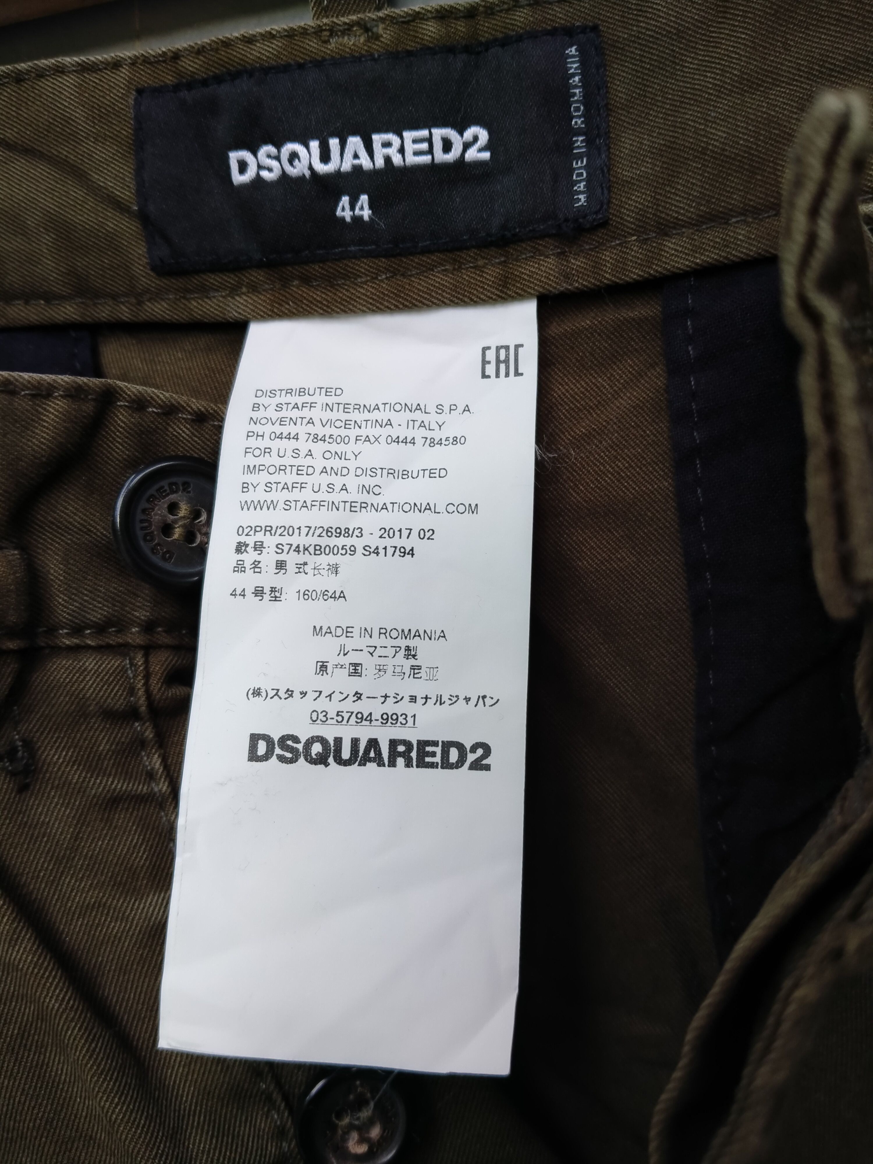 Dsquared2 RARE Distressed PatchWork DSQUARED2 Paint splatter Chinos Size US 30 / EU 46 - 13 Thumbnail