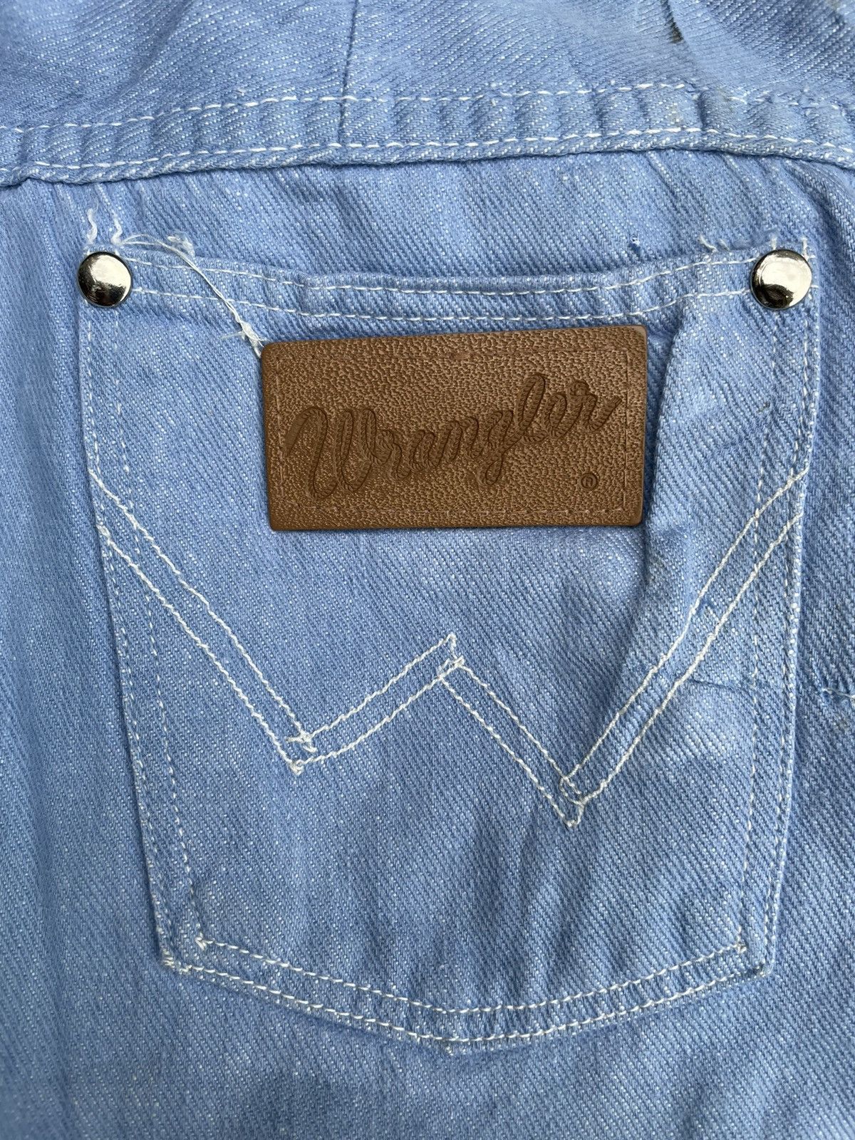 Vintage × Wrangler Vintage Wrangler Flare Denim Size US 32 / EU 48 - 11 Thumbnail