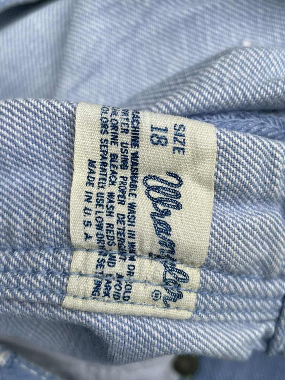 Vintage × Wrangler Vintage Wrangler Flare Denim Size US 32 / EU 48 - 13 Thumbnail