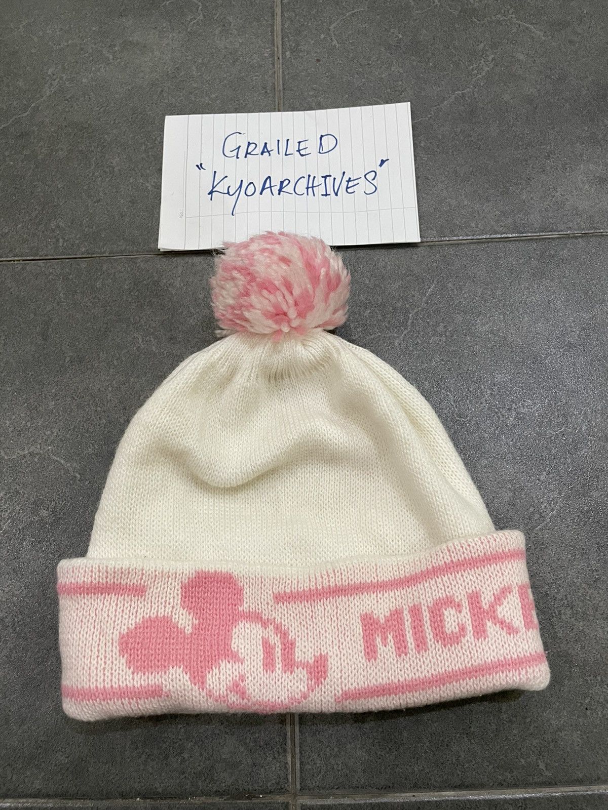 Mickey Mouse × Vintage VINTAGE MICKEY MOUSE BEANIE Size ONE SIZE - 2 Thumbnail