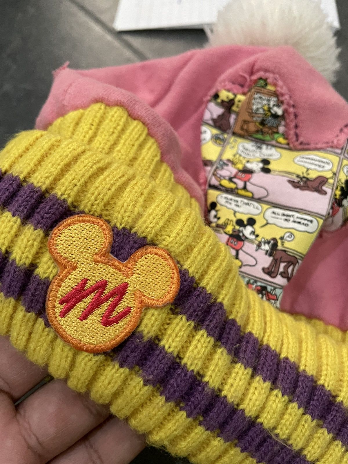 Mickey Mouse × Vintage VINTAGE MICKEY MOUSE BEANIE Size ONE SIZE - 5 Thumbnail