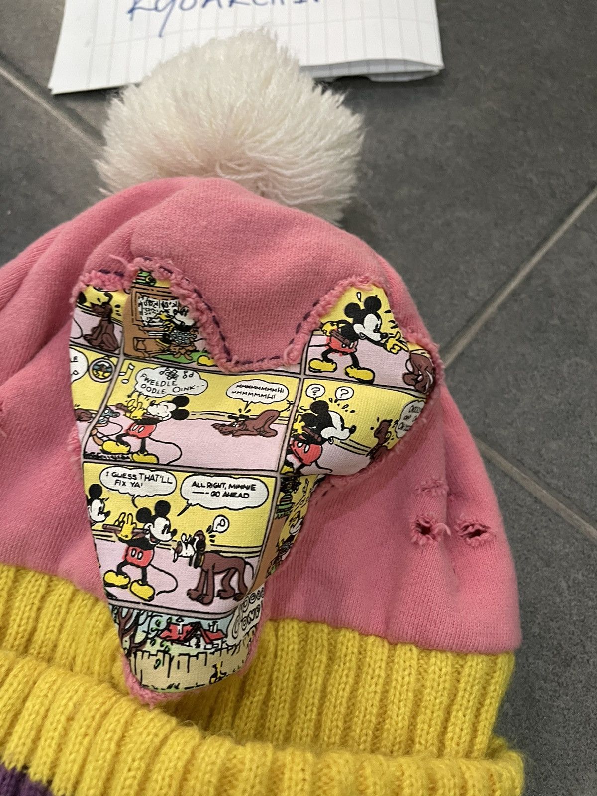 Mickey Mouse × Vintage VINTAGE MICKEY MOUSE BEANIE Size ONE SIZE - 4 Thumbnail