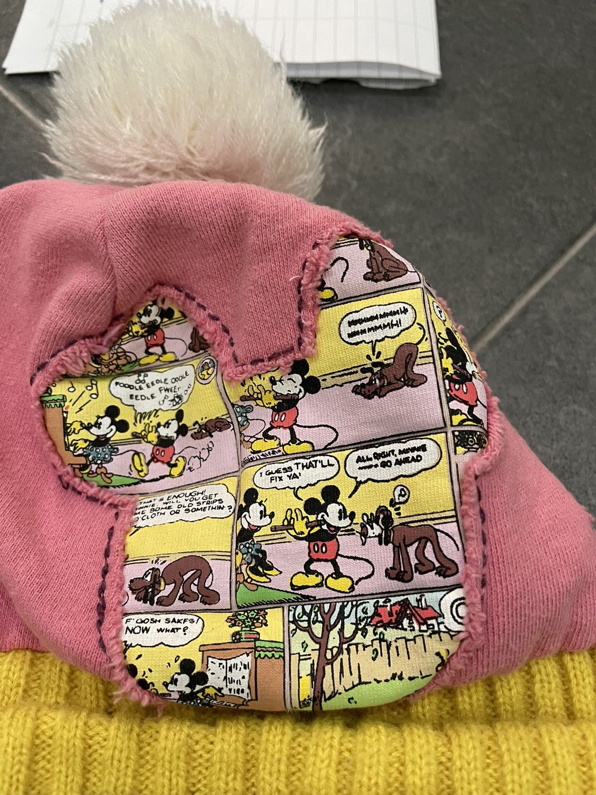 Mickey Mouse × Vintage VINTAGE MICKEY MOUSE BEANIE Size ONE SIZE - 3 Thumbnail