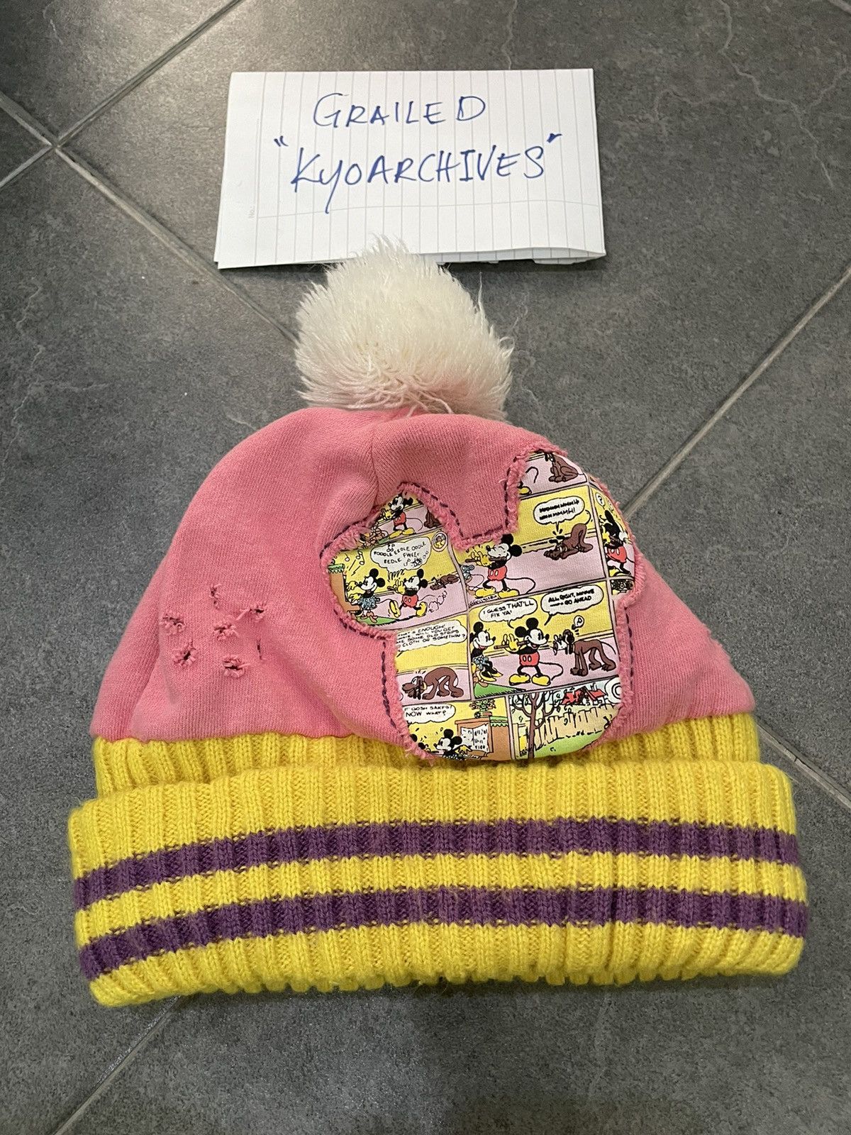 Mickey Mouse × Vintage VINTAGE MICKEY MOUSE BEANIE Size ONE SIZE - 2 Thumbnail