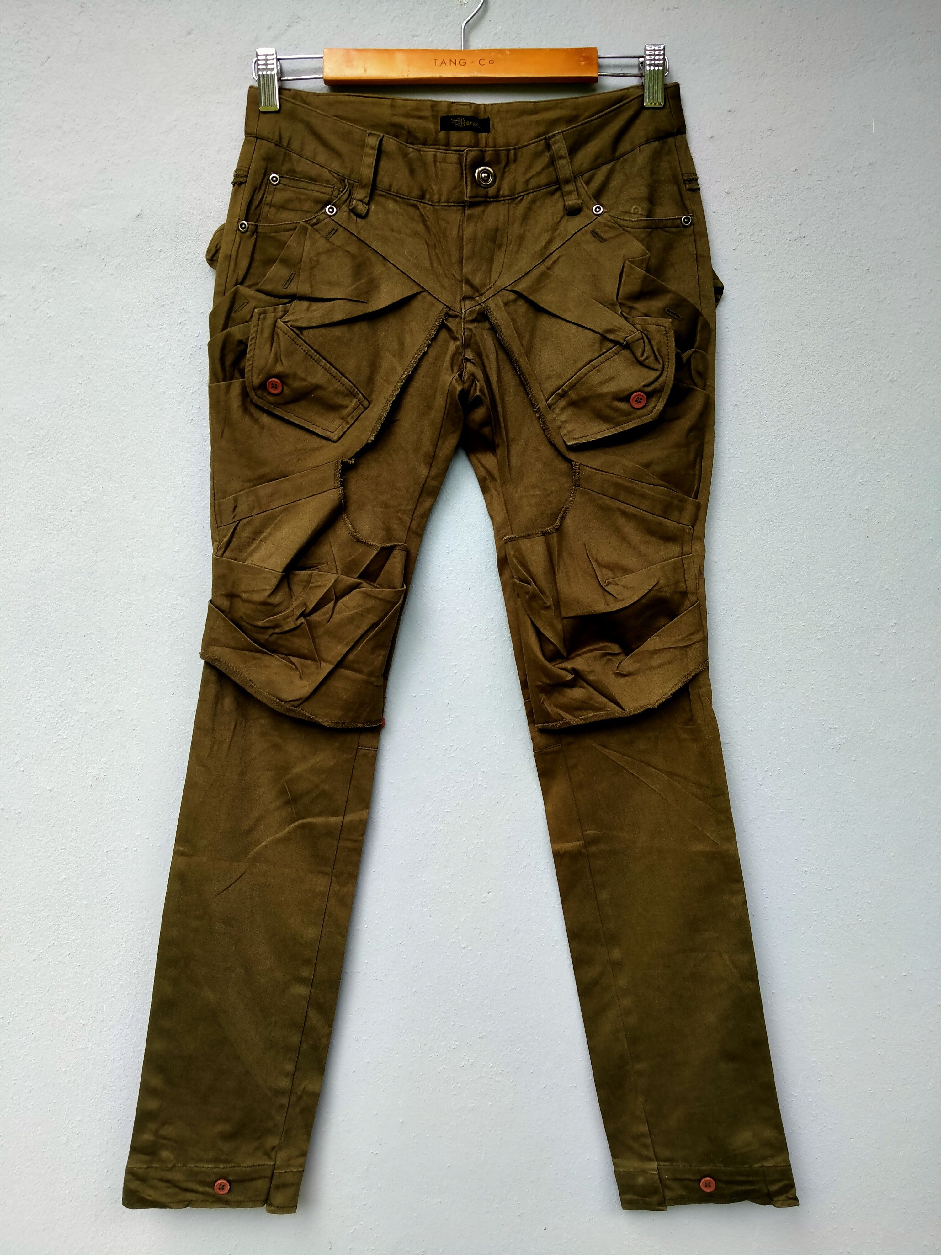 Le Grande Bleu (L.G.B.) Japanese Brand Barak Bondage Low Rise Parachute Trouser Pant Size US 29 - 2 Thumbnail