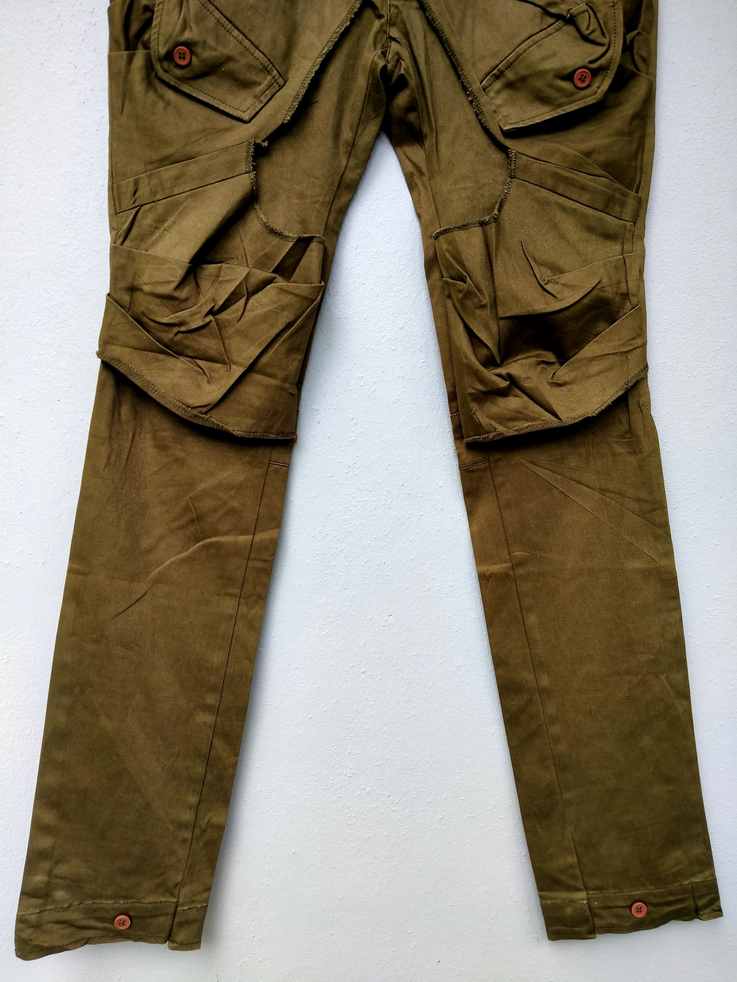 Le Grande Bleu (L.G.B.) Japanese Brand Barak Bondage Low Rise Parachute Trouser Pant Size US 29 - 5 Thumbnail