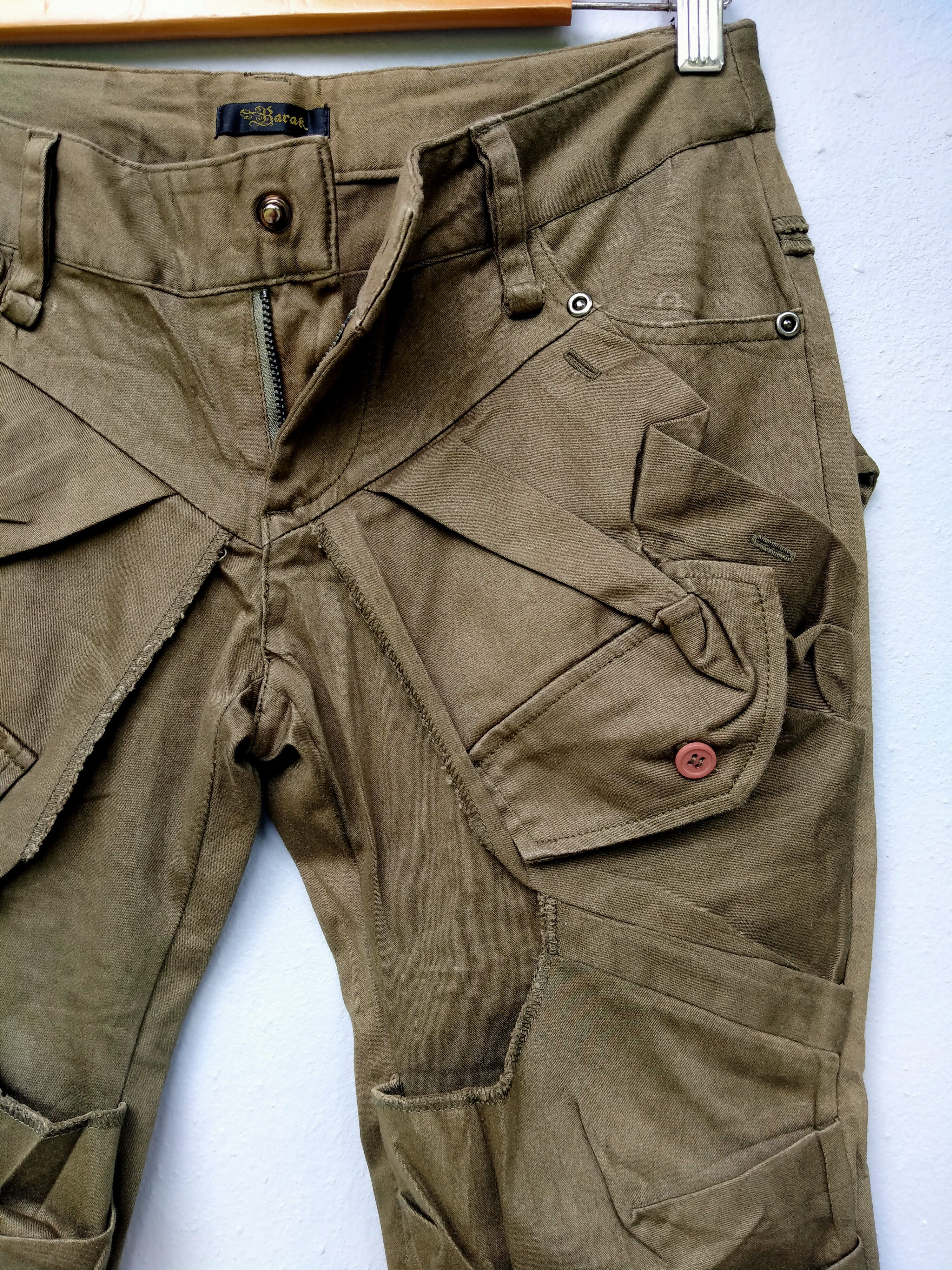 Le Grande Bleu (L.G.B.) Japanese Brand Barak Bondage Low Rise Parachute Trouser Pant Size US 29 - 9 Thumbnail