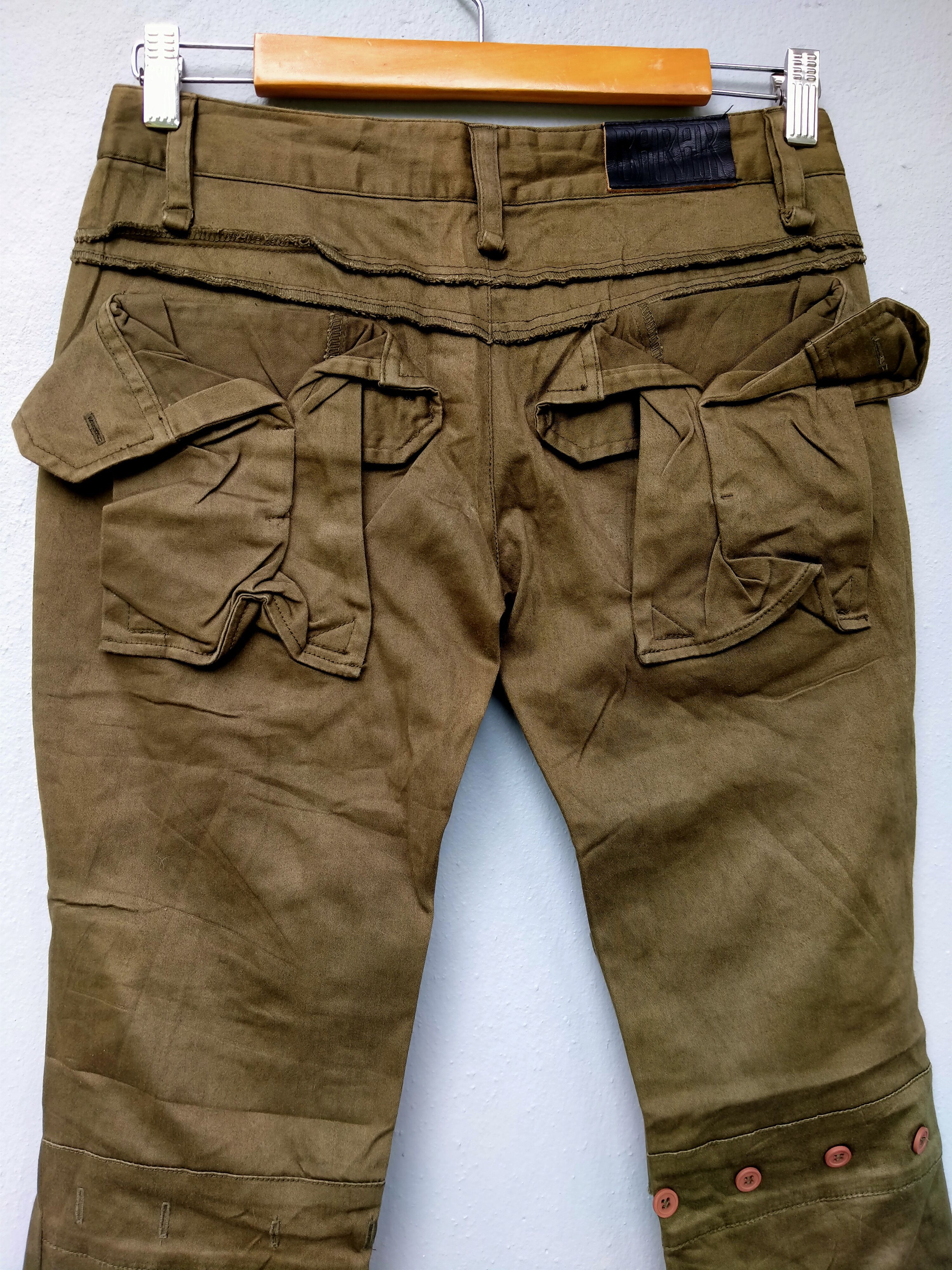 Le Grande Bleu (L.G.B.) Japanese Brand Barak Bondage Low Rise Parachute Trouser Pant Size US 29 - 12 Thumbnail