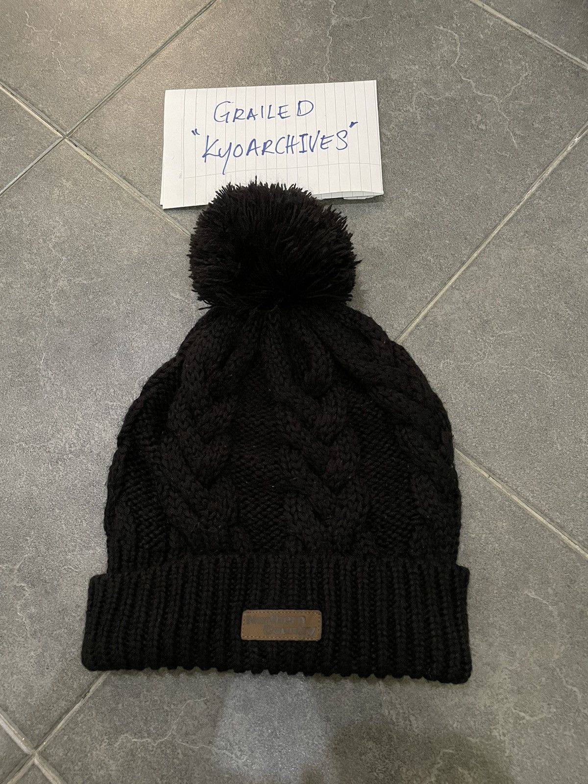 Japanese Brand NORTHERN COUNTRY BLACK BEANIE Size ONE SIZE - 1 Thumbnail