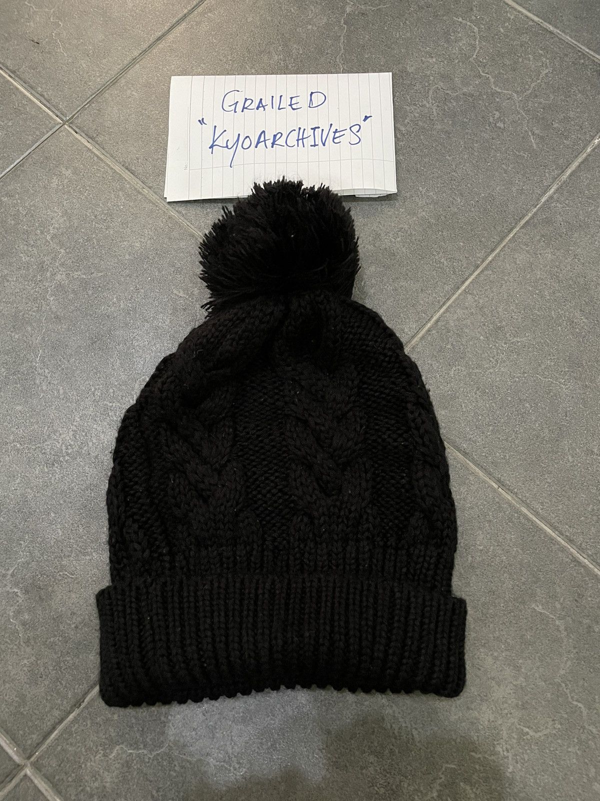 Japanese Brand NORTHERN COUNTRY BLACK BEANIE Size ONE SIZE - 2 Thumbnail