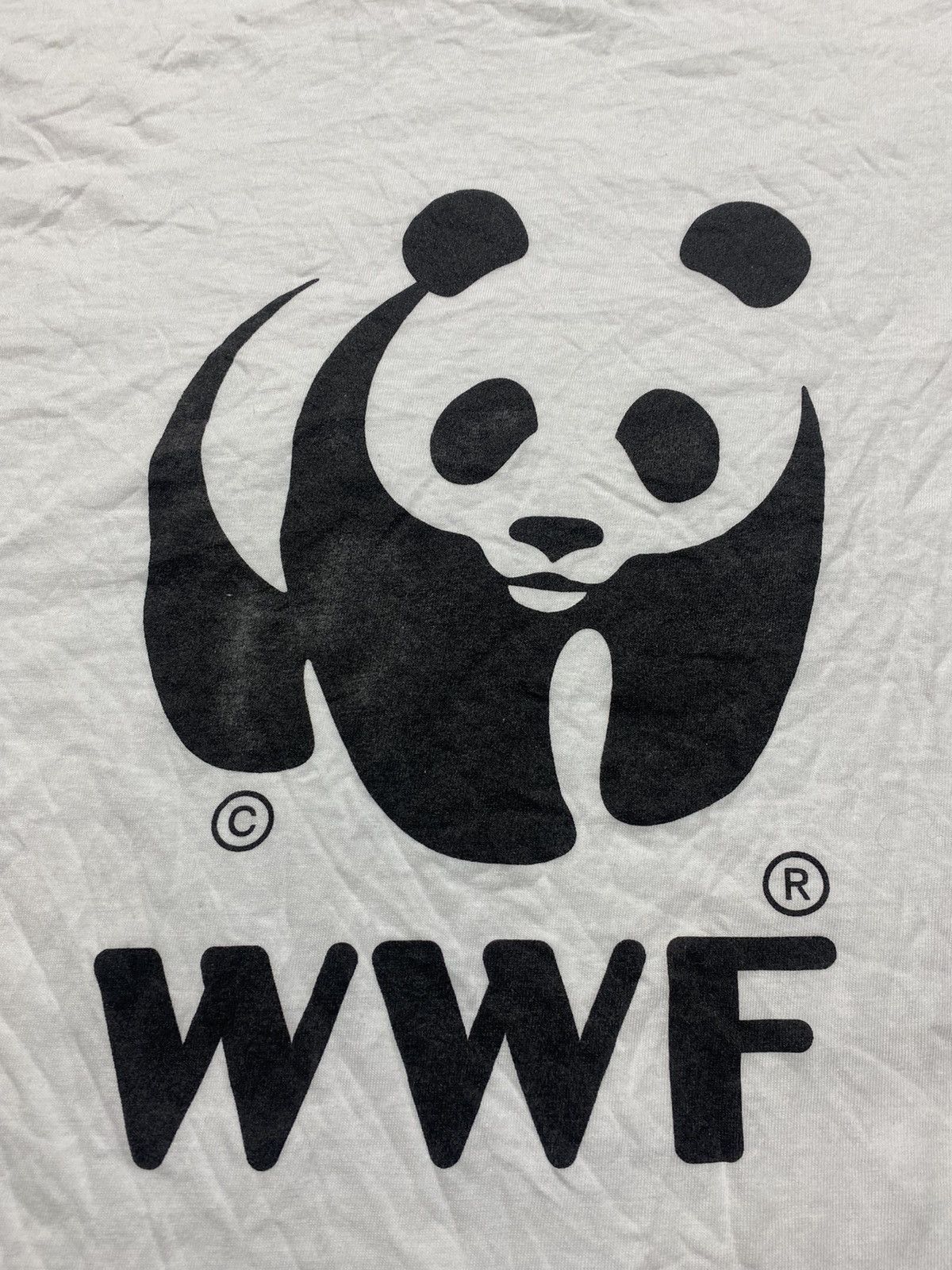 Vintage Vintage Y2k WWF panda tee streetwear animal style size L Size US L / EU 52-54 / 3 - 2 Thumbnail