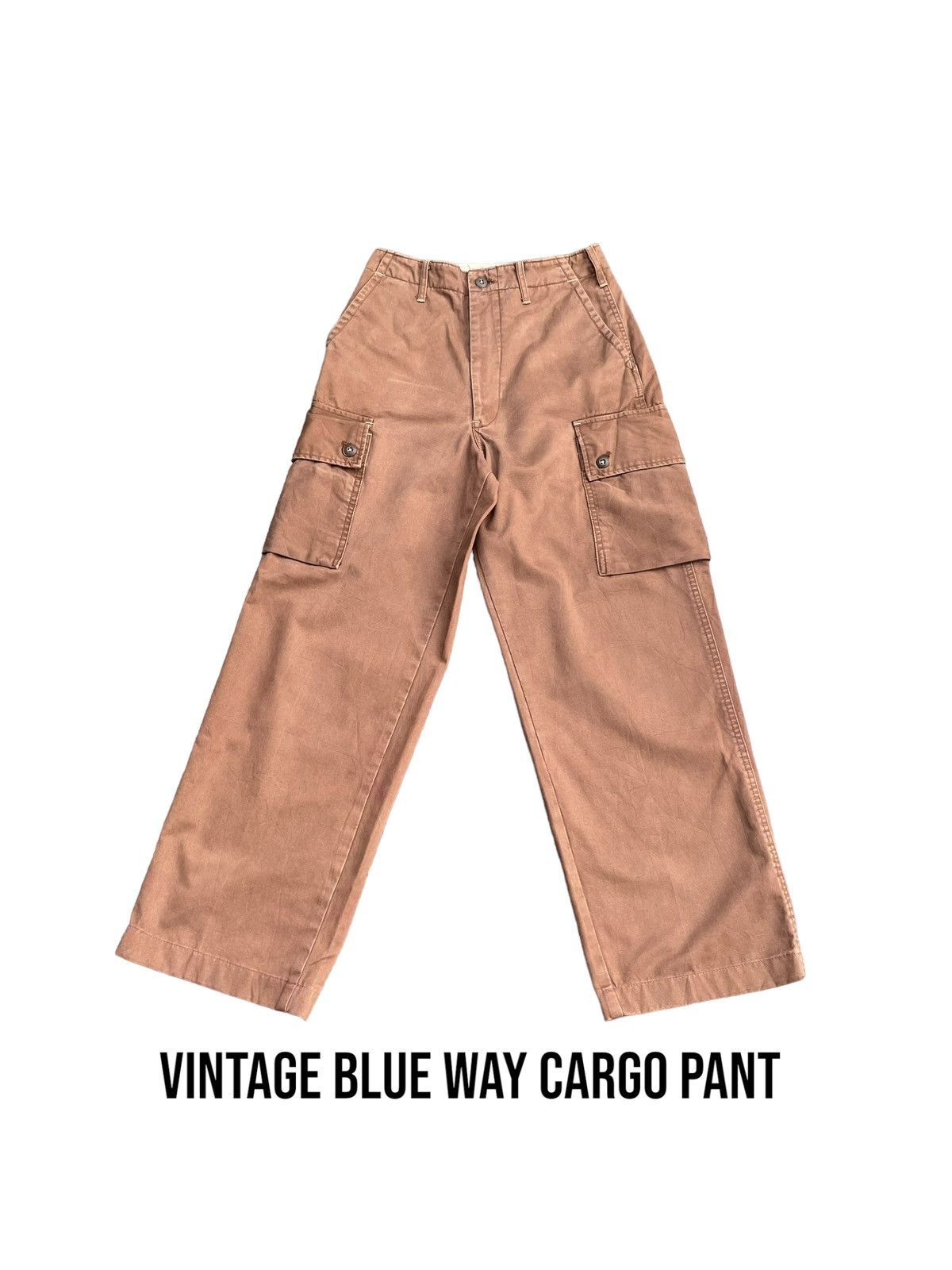 Japanese Brand Vintage Blue Way Cargo Pant Size US 27 - 1 Thumbnail