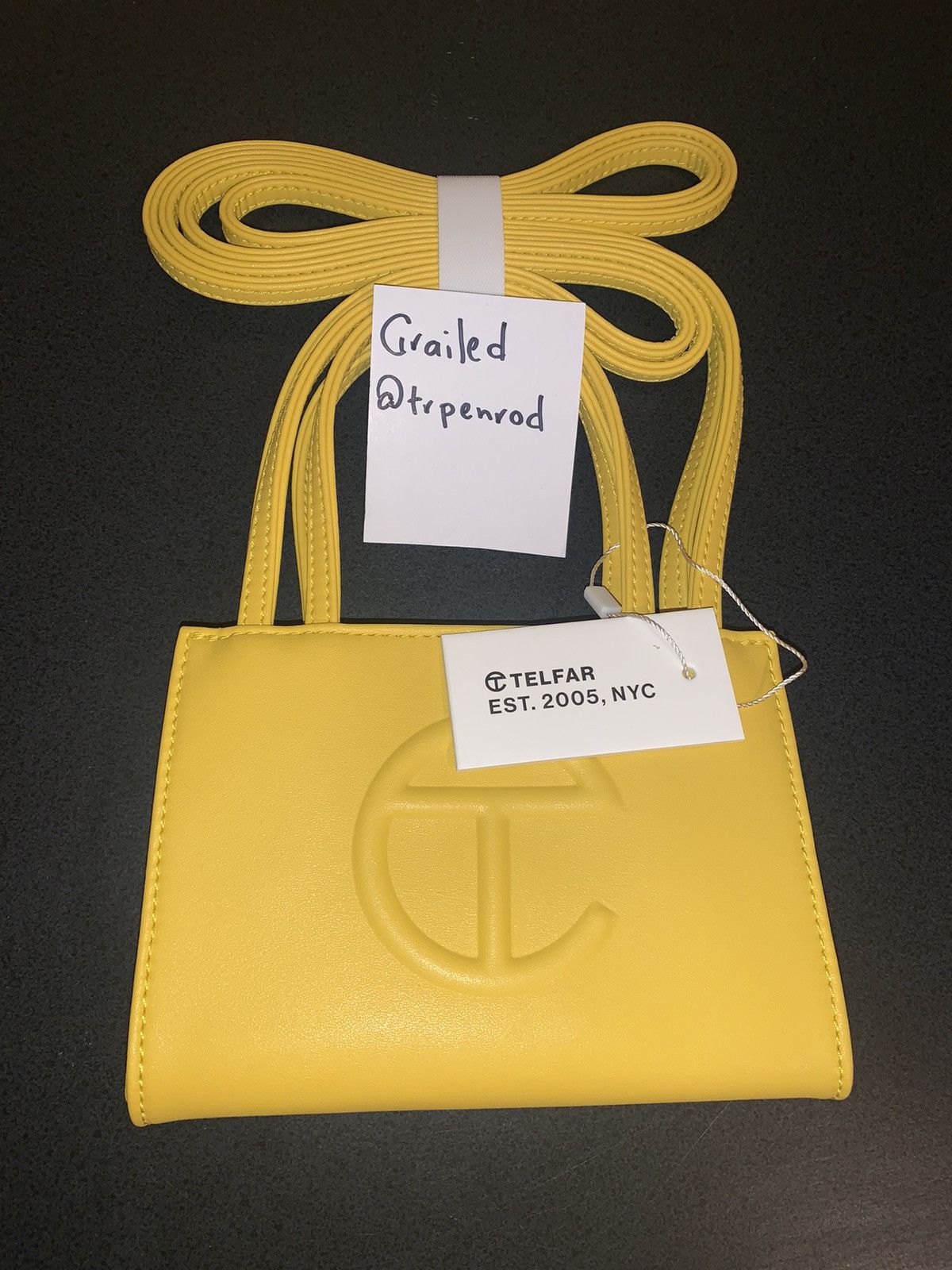 Telfar Telfar Yellow Small Shopping Bag Size ONE SIZE - 1 Thumbnail