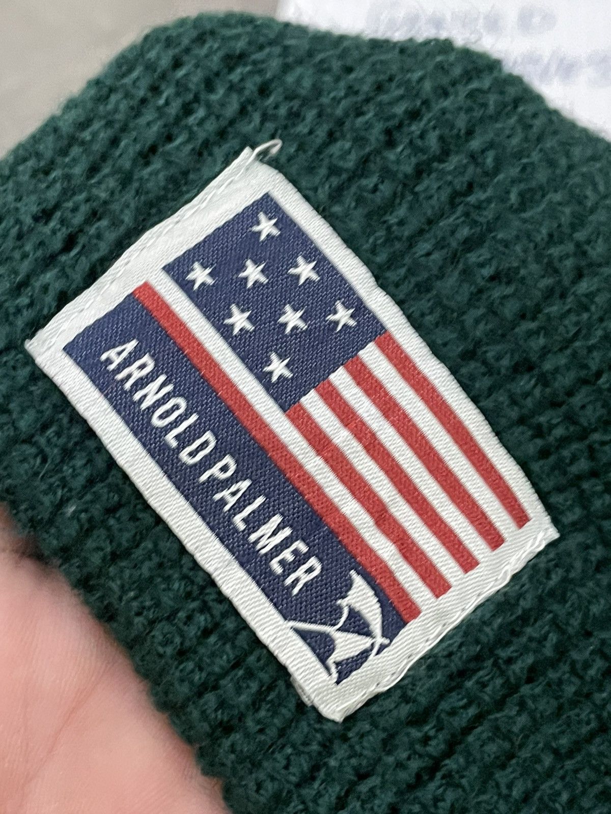Japanese Brand ARNOLD PALMER GREEN BEANIE Size ONE SIZE - 3 Thumbnail