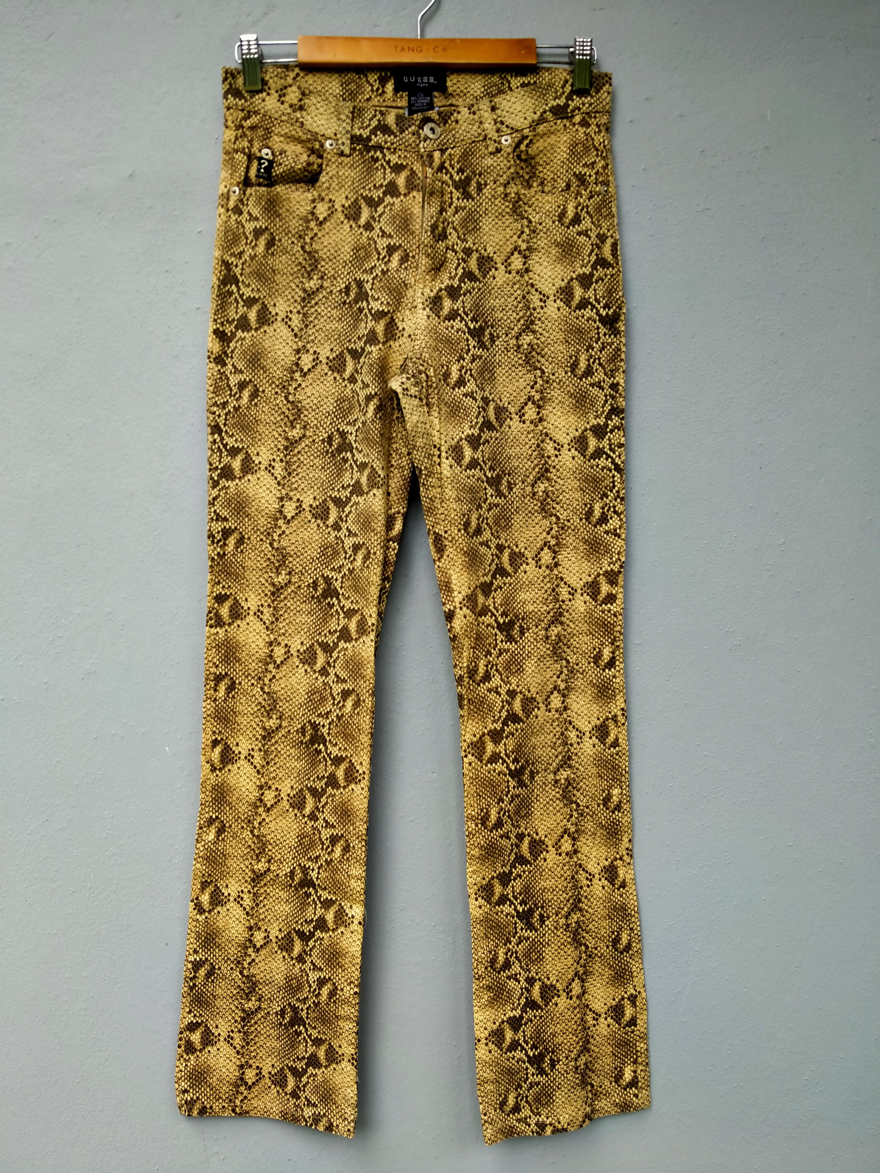 RARE!! Archival Piece Guess Snake Skin Jeans 🐍🐍🐍