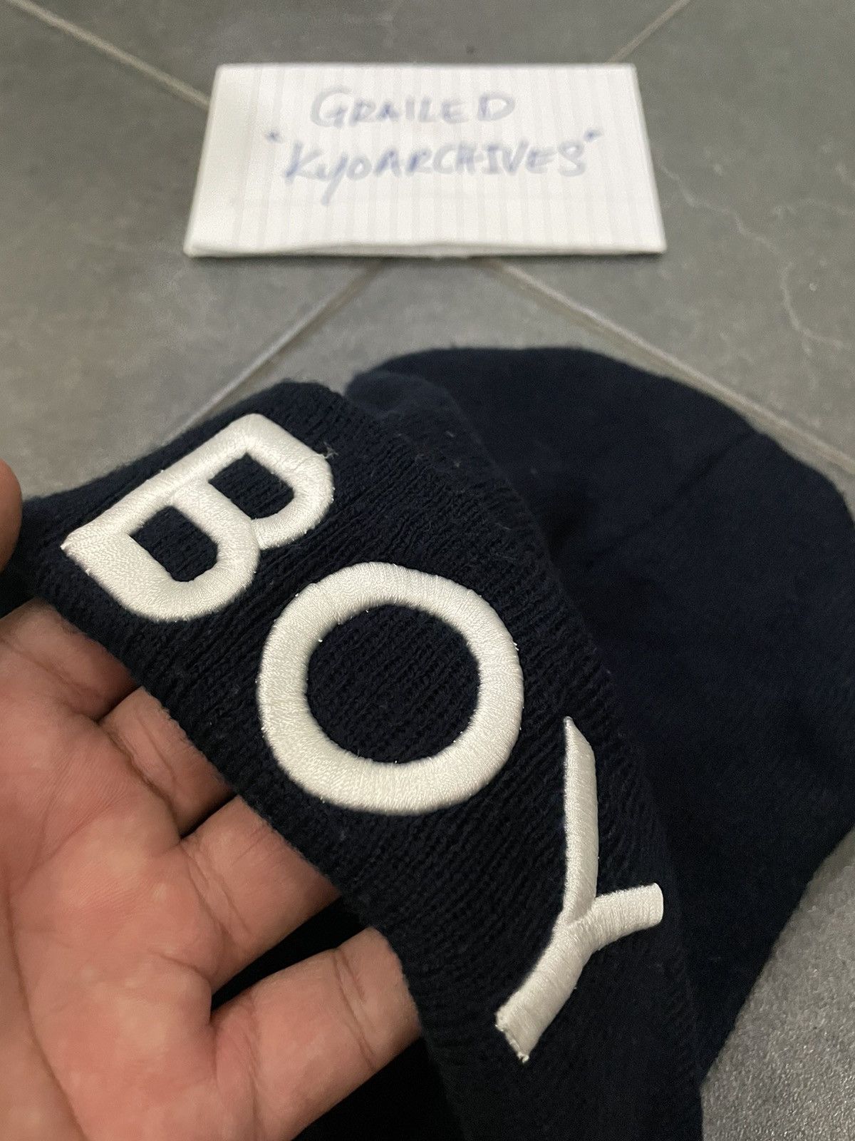 Other BOY SPELL OUT BEANIE Size ONE SIZE - 4 Thumbnail