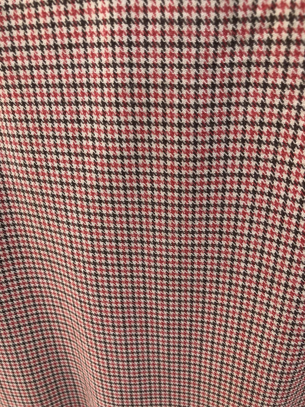 Flannel Vintage 50s Sun Lion Open Collar Houndstooth Flannel Size US M / EU 48-50 / 2 - 15 Thumbnail