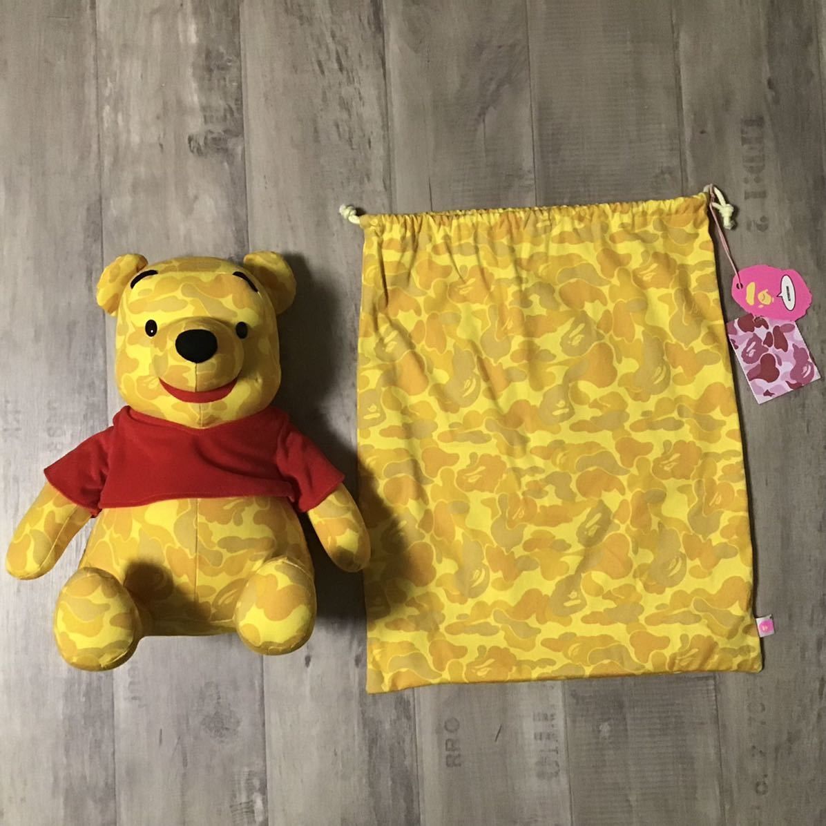 Bape × Disney 2006 BAPE × Disney BAPE camo Winnie the Pooh Plush Doll ape Size ONE SIZE - 5 Thumbnail