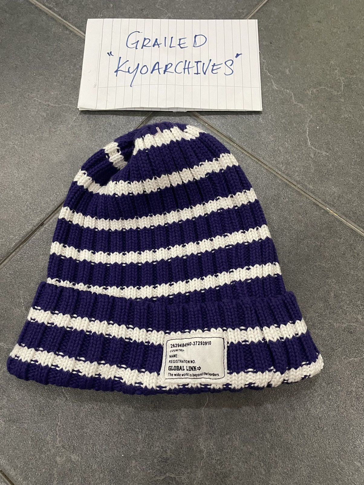 Japanese Brand GLOBAL LINK BEANIE Size ONE SIZE - 1 Thumbnail