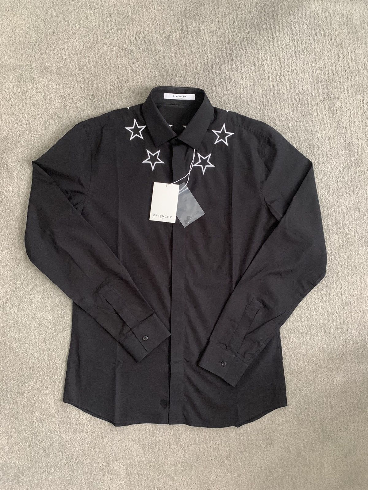 Pre-owned Givenchy Riccardo Tisci's Iconic Black Stars Cuban Shirt