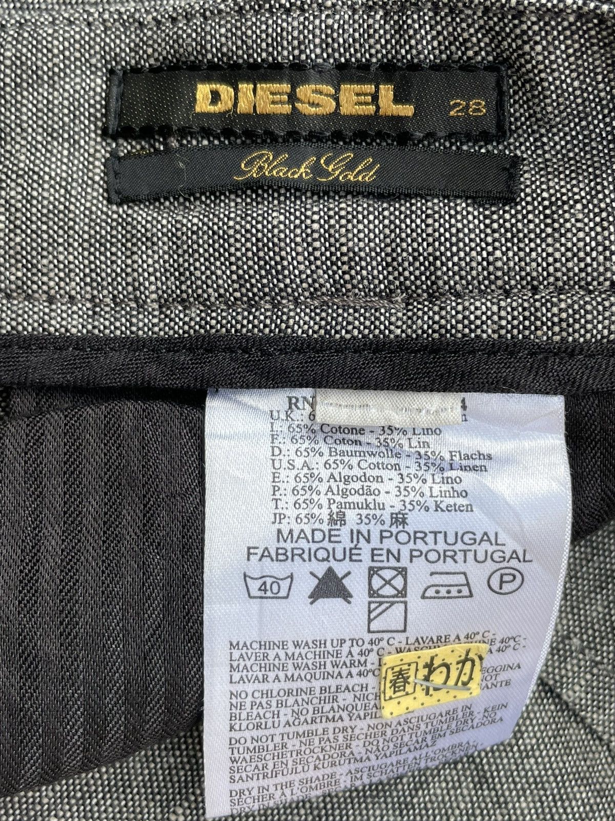 Diesel Diesel Italia Black Gold Pant Size US 30 / EU 46 - 12 Thumbnail