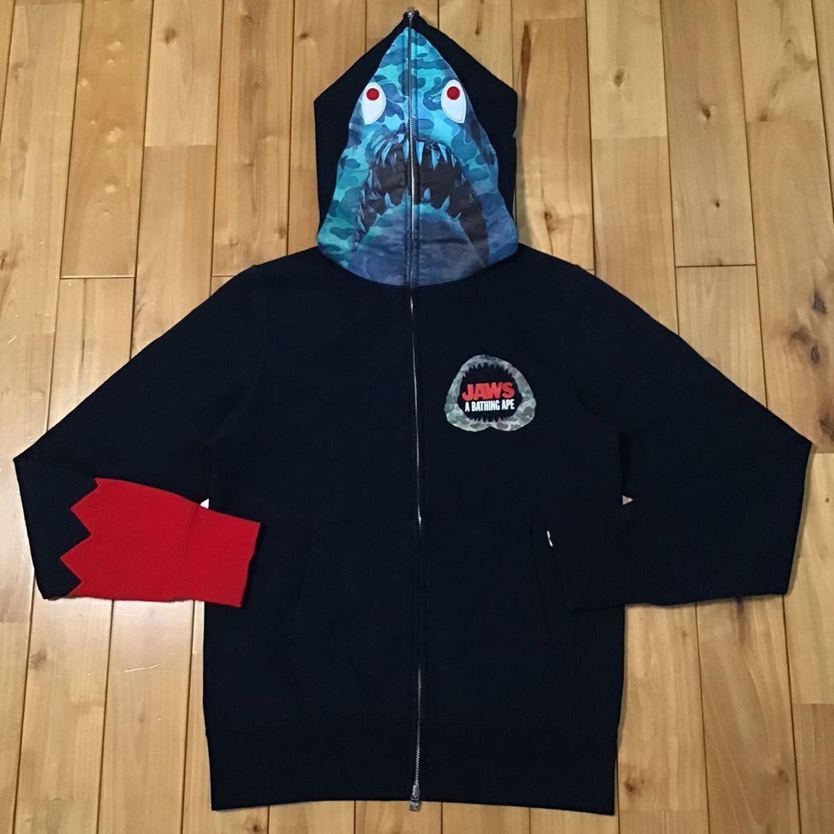 Bape BAPE jaws shark full zip hoodie Size US S / EU 44-46 / 1 - 1 Thumbnail