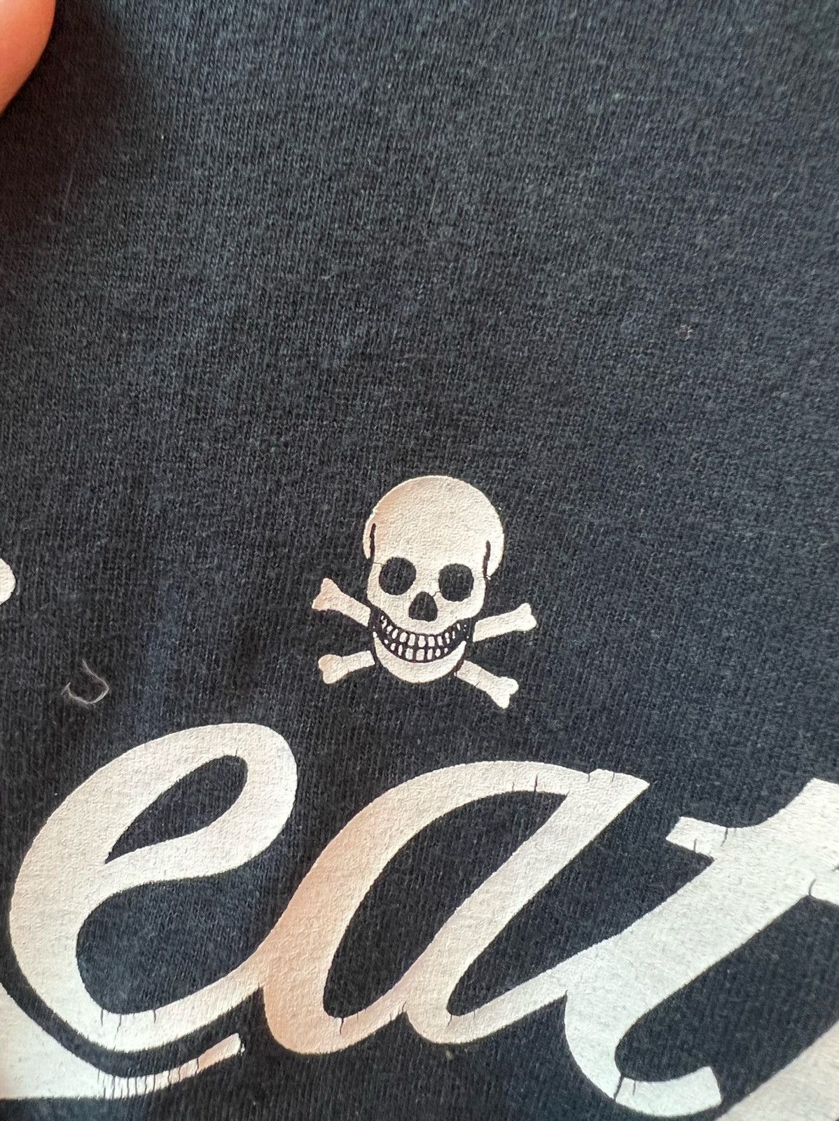 Vintage Vintage ENJOY DEATH !! Black Shirt Size US L / EU 52-54 / 3 - 4 Thumbnail