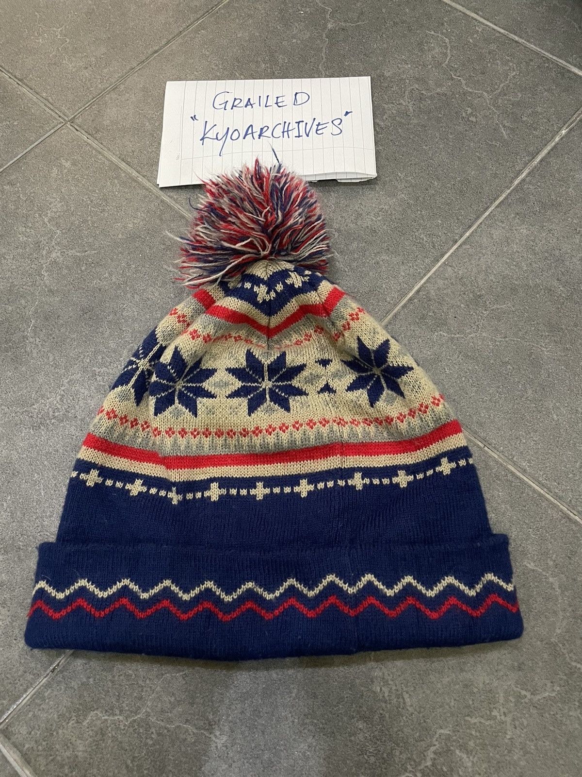 Japanese Brand BROWNY NAVAJO BEANIE Size ONE SIZE - 1 Thumbnail