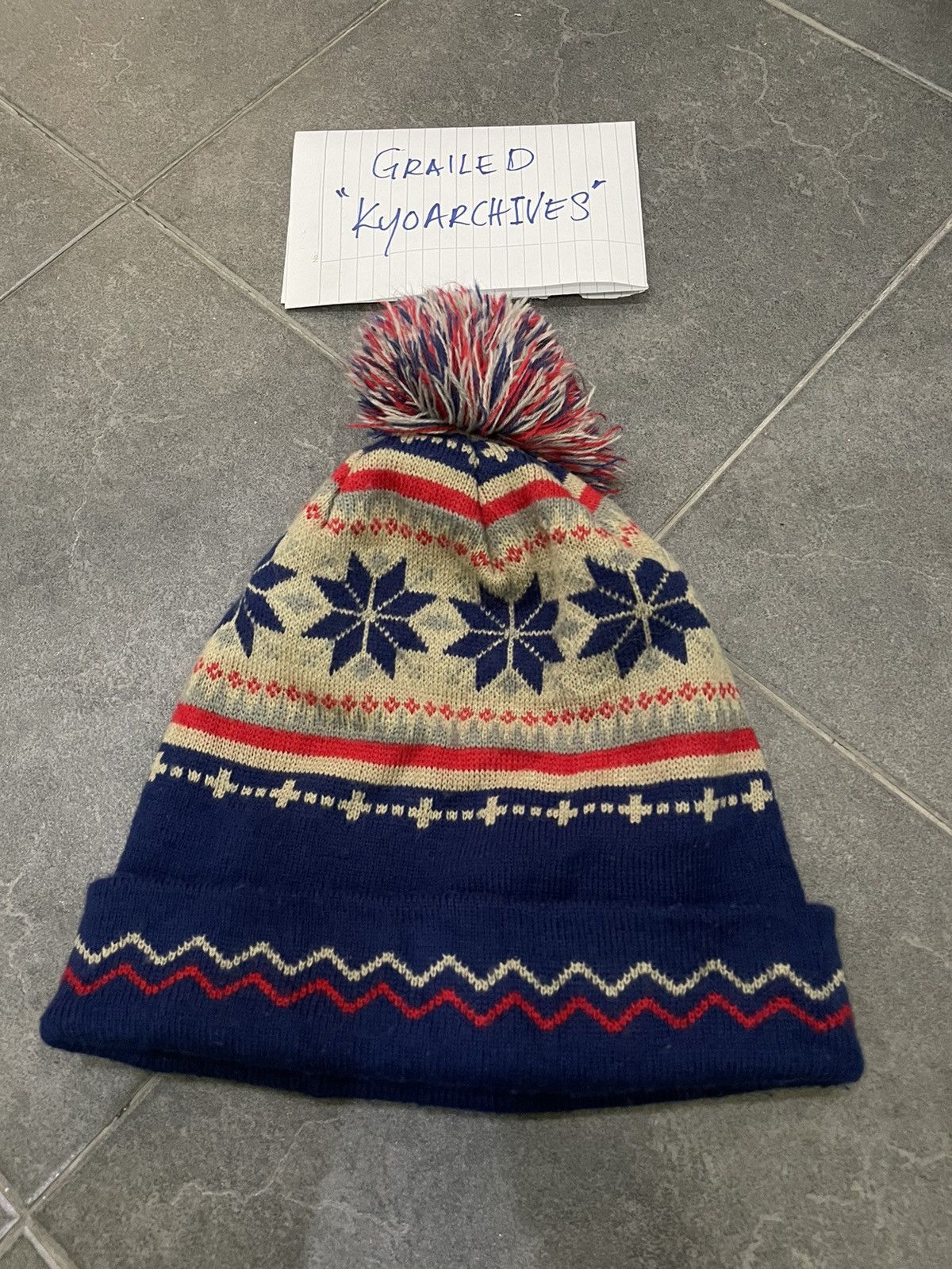 Japanese Brand BROWNY NAVAJO BEANIE Size ONE SIZE - 2 Thumbnail