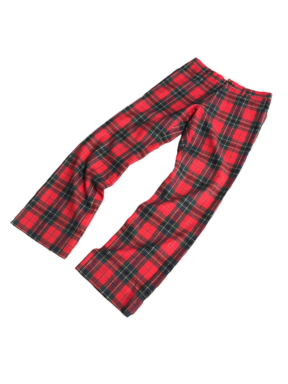 PPFM 1997 PPFM red tartan plaid punk fashion Size US 31 - 2 Thumbnail