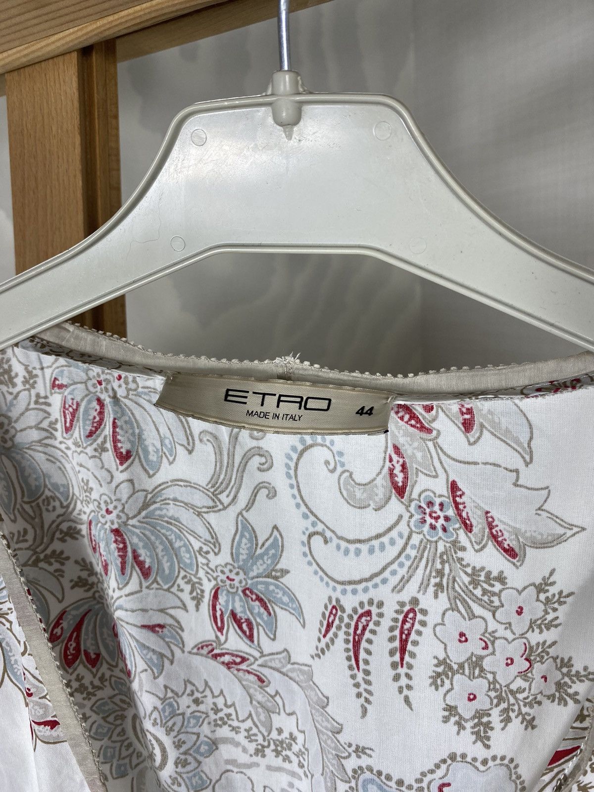 Etro × Vintage ETRO Floral Mini Dress Size M / US 6-8 / IT 42-44 - 5 Thumbnail
