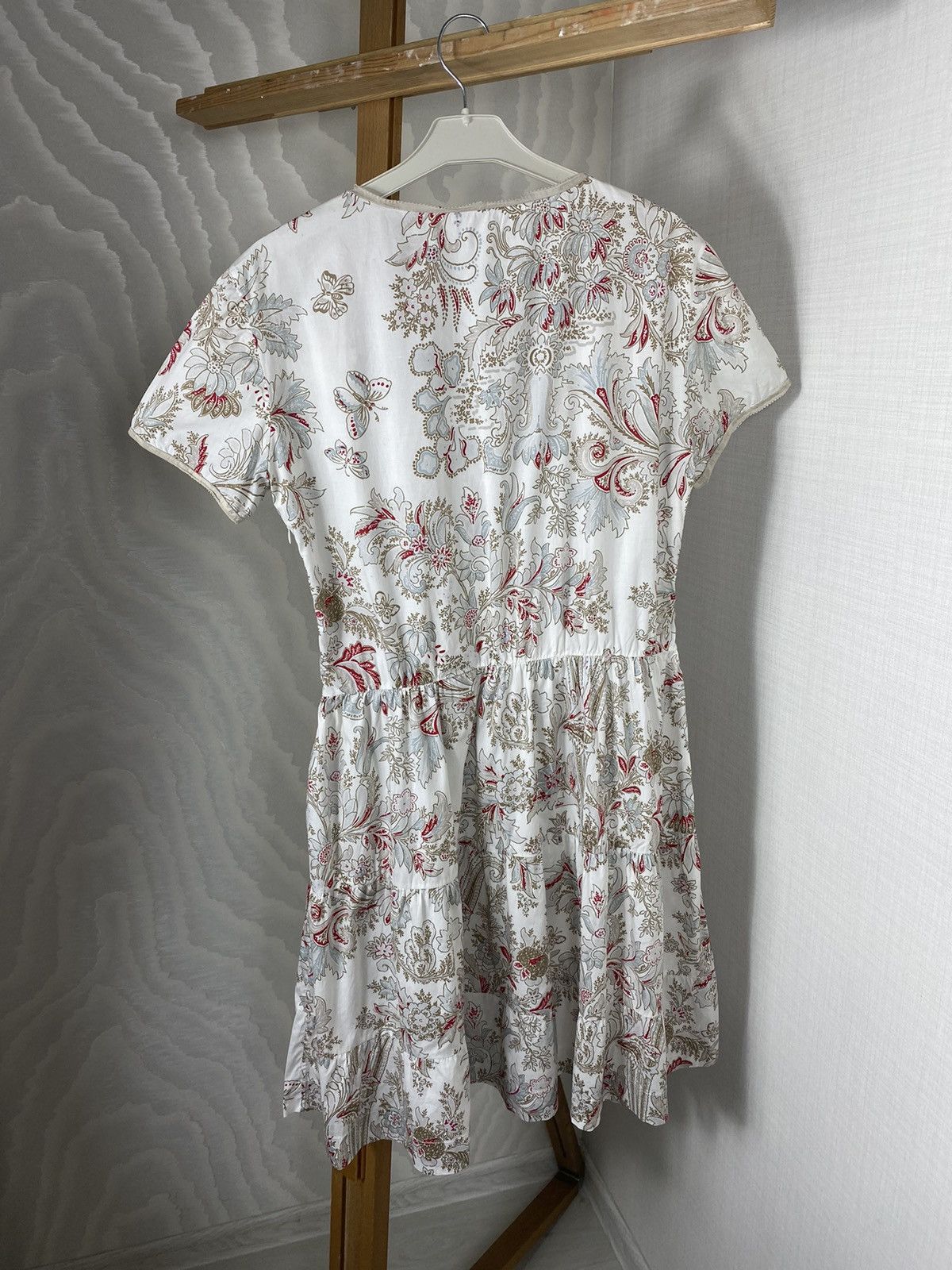 Etro × Vintage ETRO Floral Mini Dress Size M / US 6-8 / IT 42-44 - 10 Thumbnail