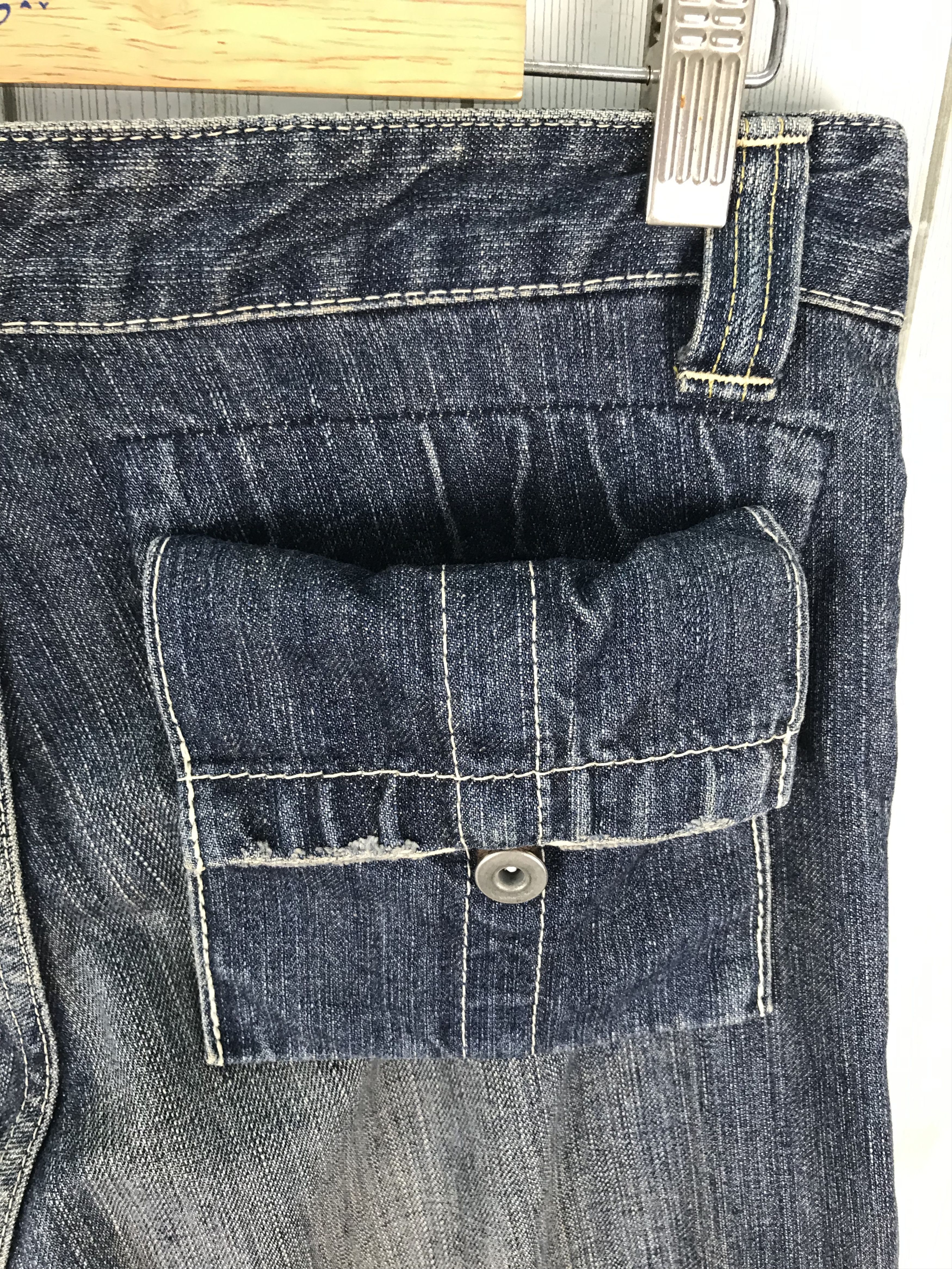 Kapital JOHNBULL KOJIMA Japan 3D Back Pocket Denim Jeans Size US 31 - 7 Thumbnail