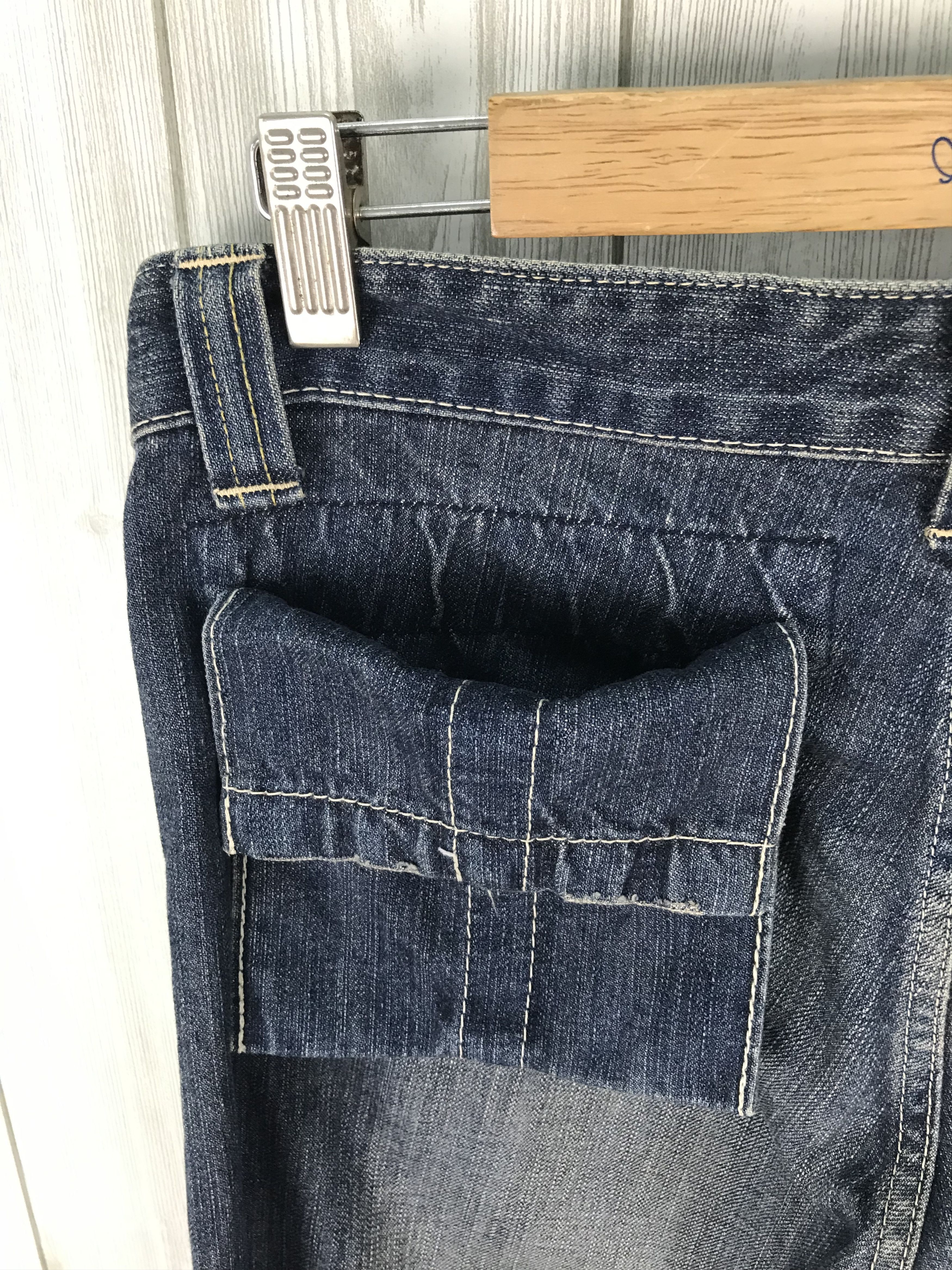 Kapital JOHNBULL KOJIMA Japan 3D Back Pocket Denim Jeans Size US 31 - 6 Thumbnail