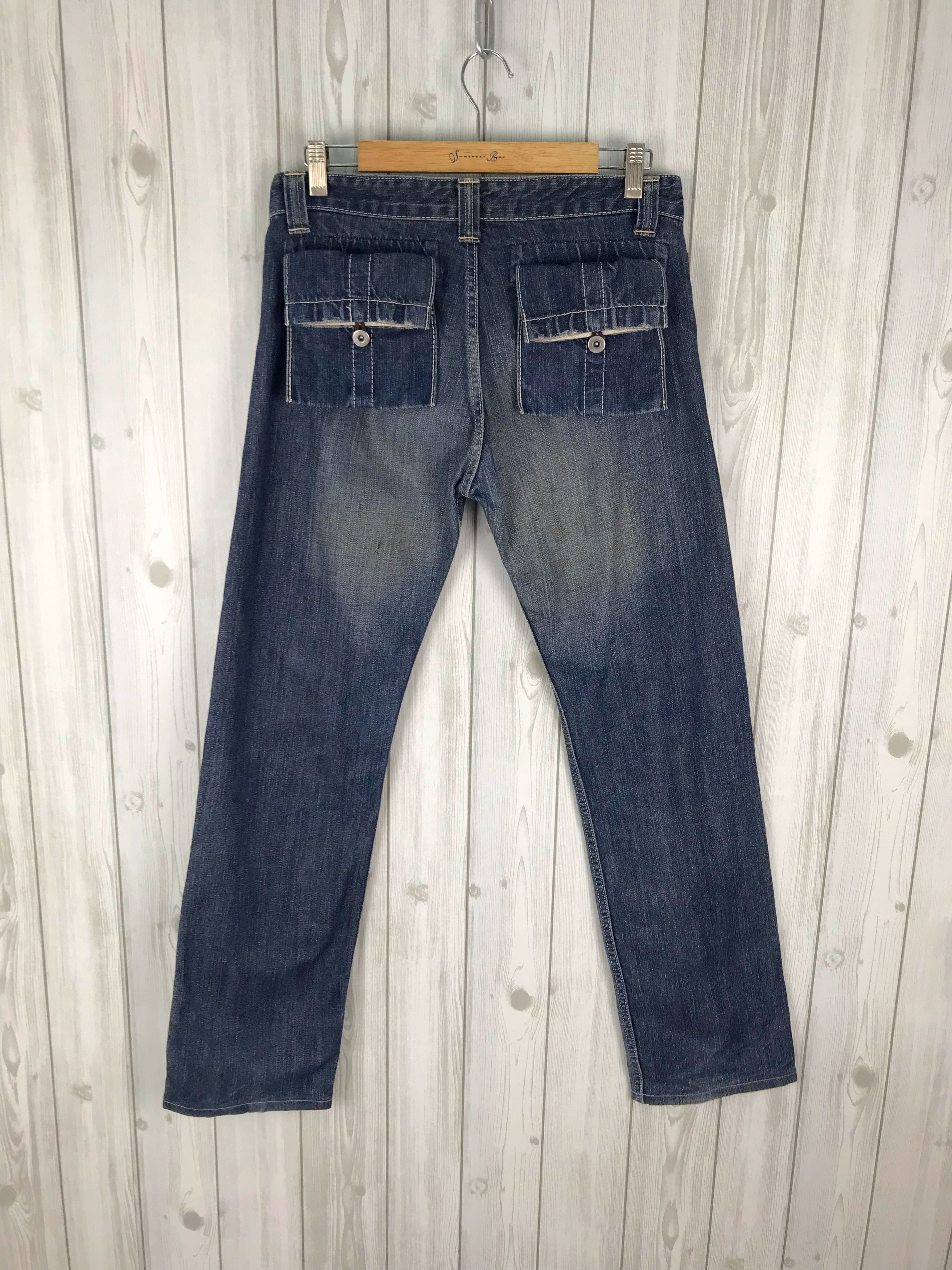 Kapital JOHNBULL KOJIMA Japan 3D Back Pocket Denim Jeans Size US 31 - 2 Thumbnail